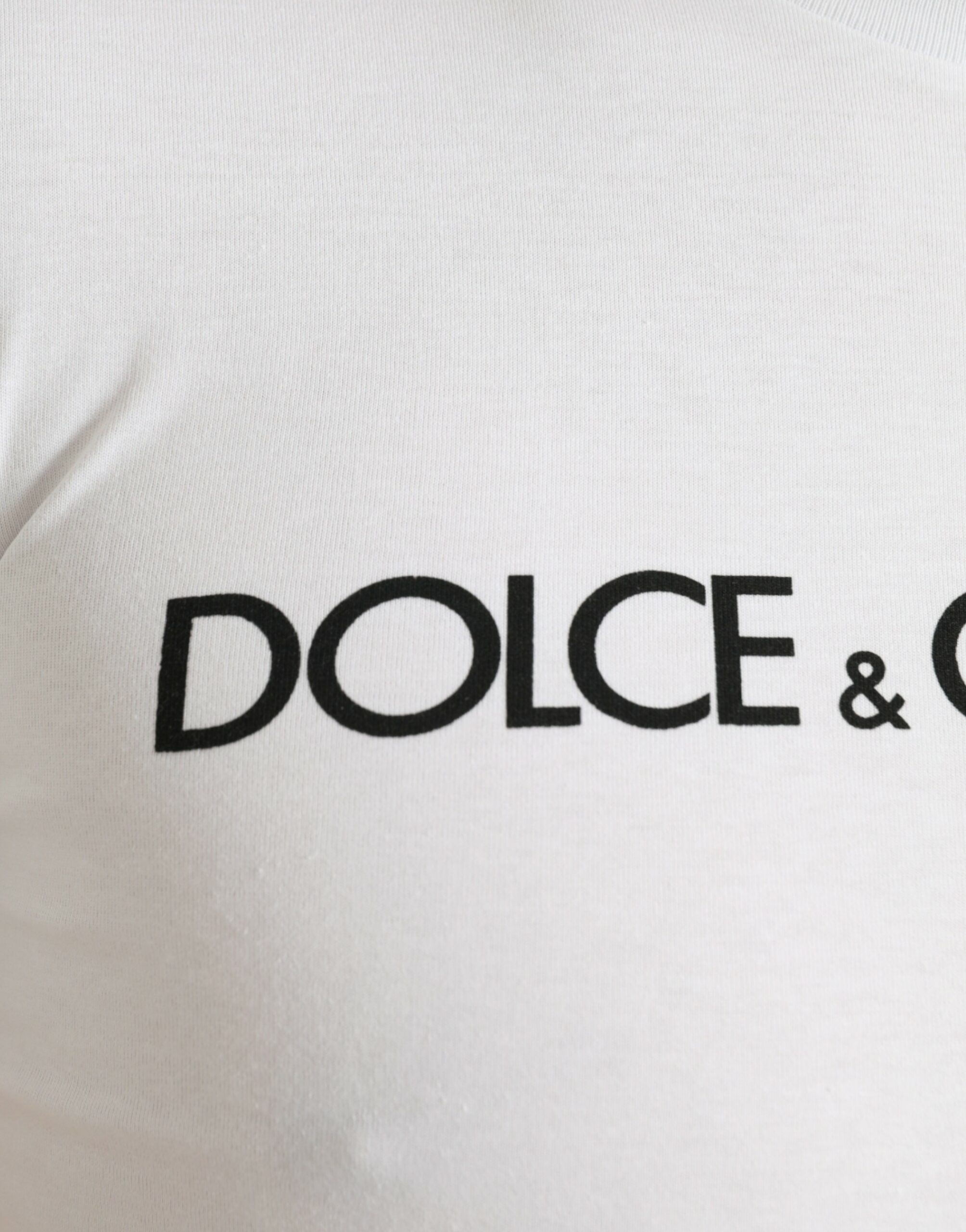 Logo Print Cotton Crew Neck Men's T-shirt - Dolce & Gabbana - Modalova