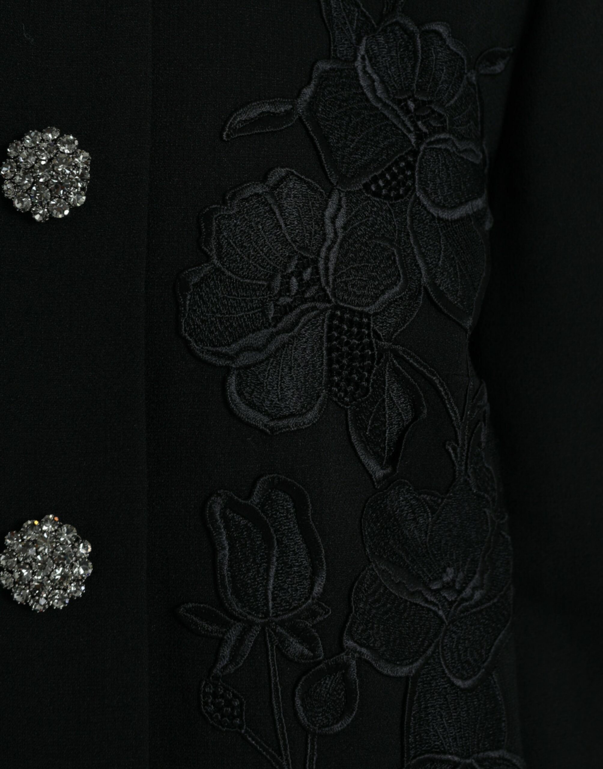 Floral Wool Button Embellished Women's Jacket - Dolce & Gabbana - Modalova