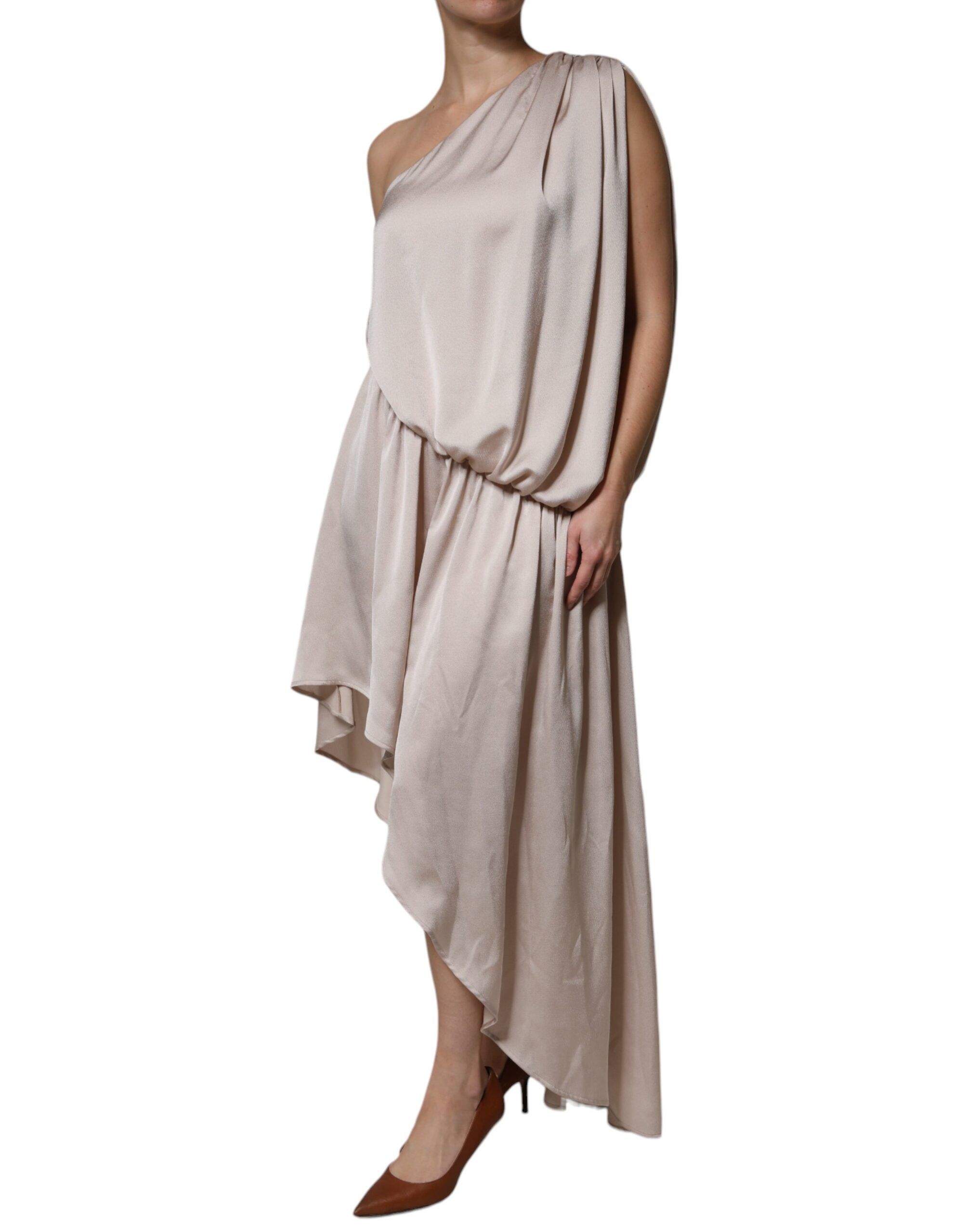 One Shoulder Asymmetric Drape Women's Dress (Pre-Owned) - Christian Pellizzari - Modalova
