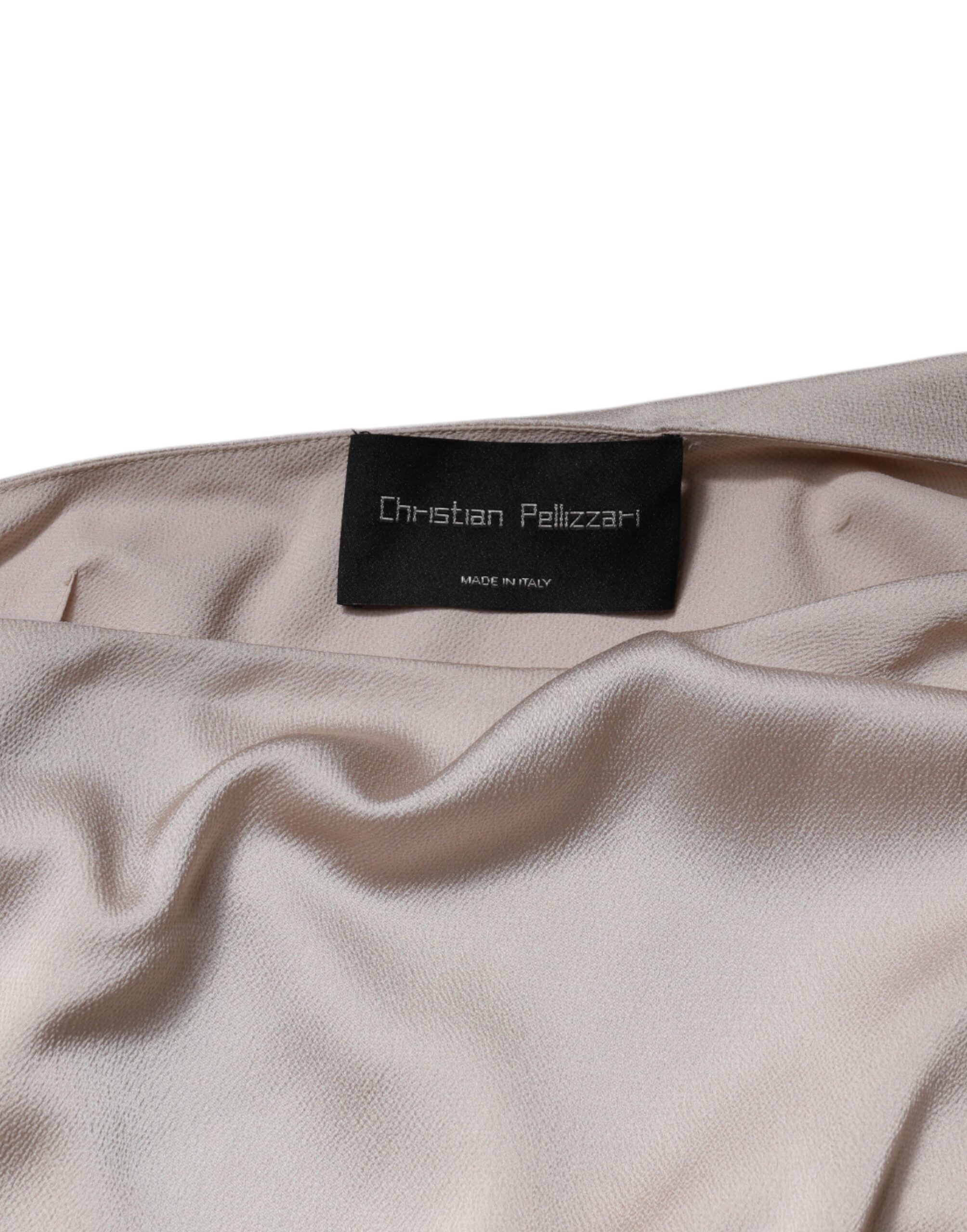 One Shoulder Asymmetric Drape Women's Dress (Pre-Owned) - Christian Pellizzari - Modalova