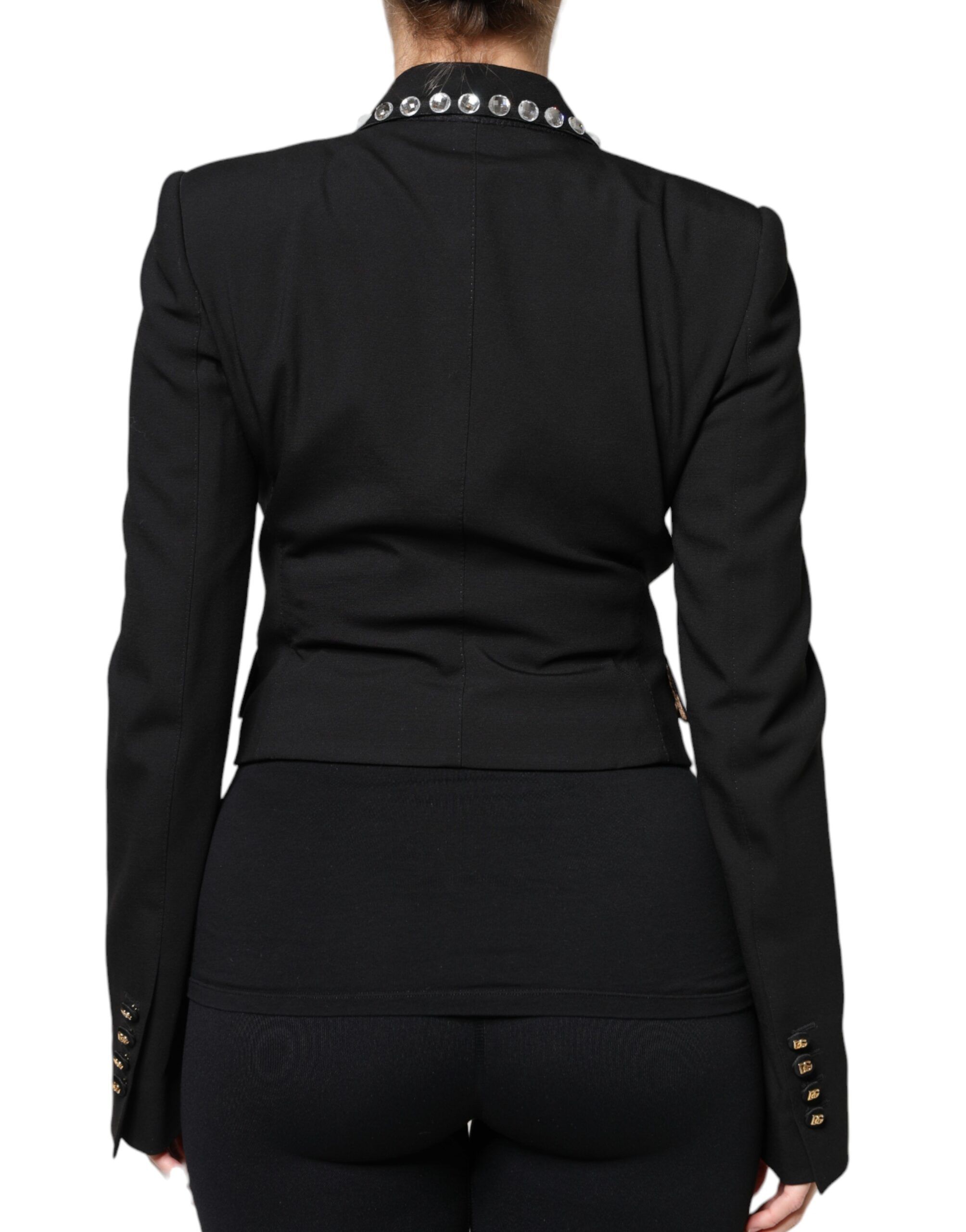 Crystal Double Breasted Blazer Women's Jacket - Dolce & Gabbana - Modalova