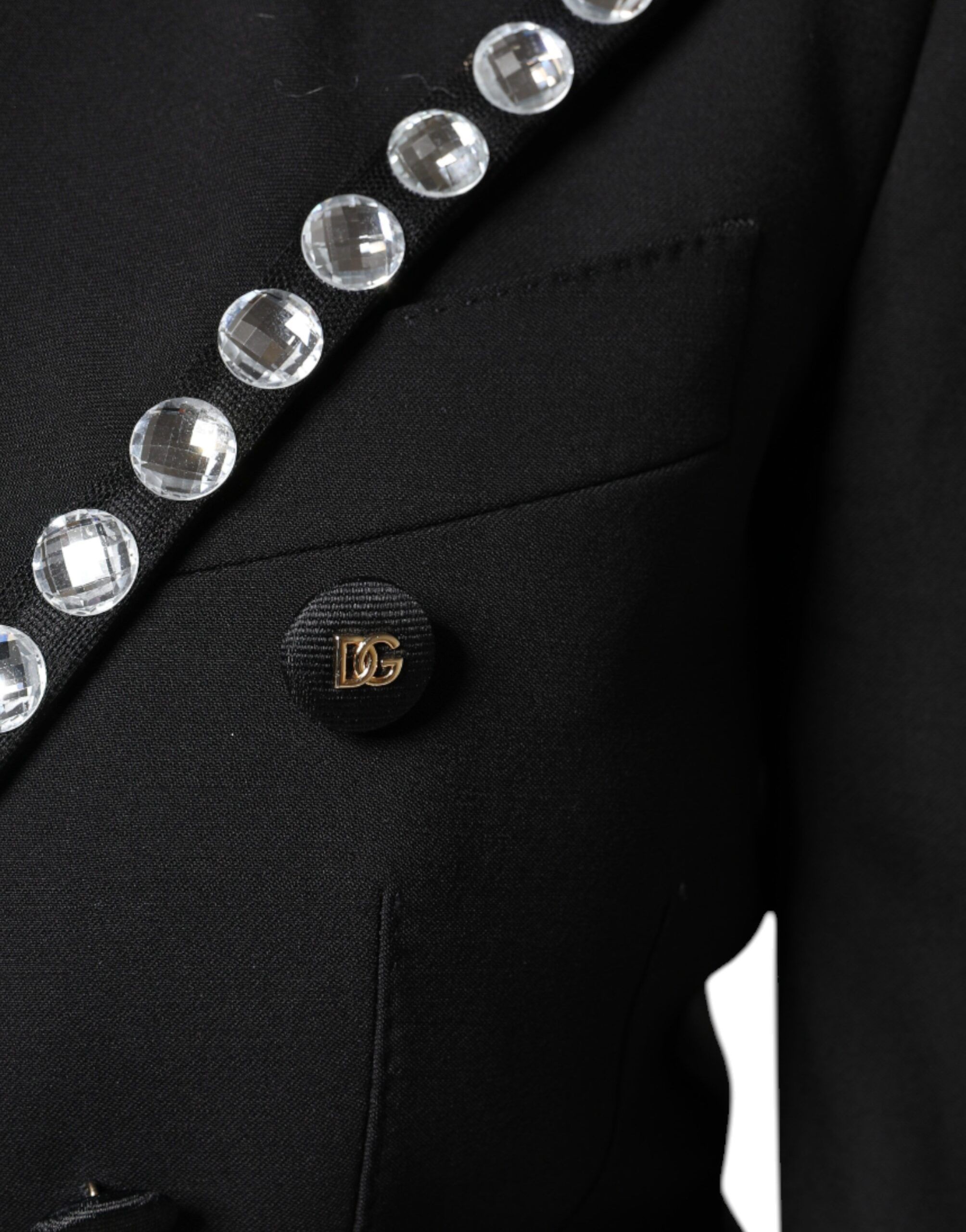 Crystal Double Breasted Blazer Women's Jacket - Dolce & Gabbana - Modalova