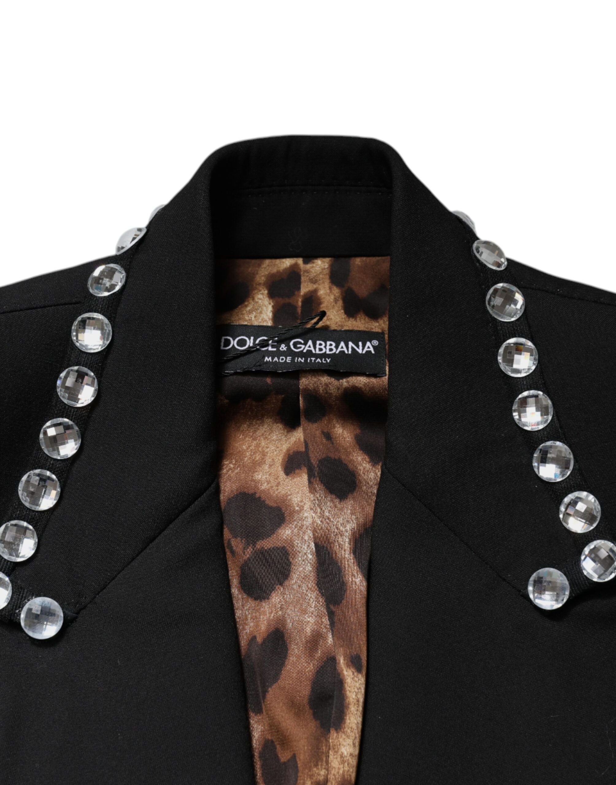Crystal Double Breasted Blazer Women's Jacket - Dolce & Gabbana - Modalova