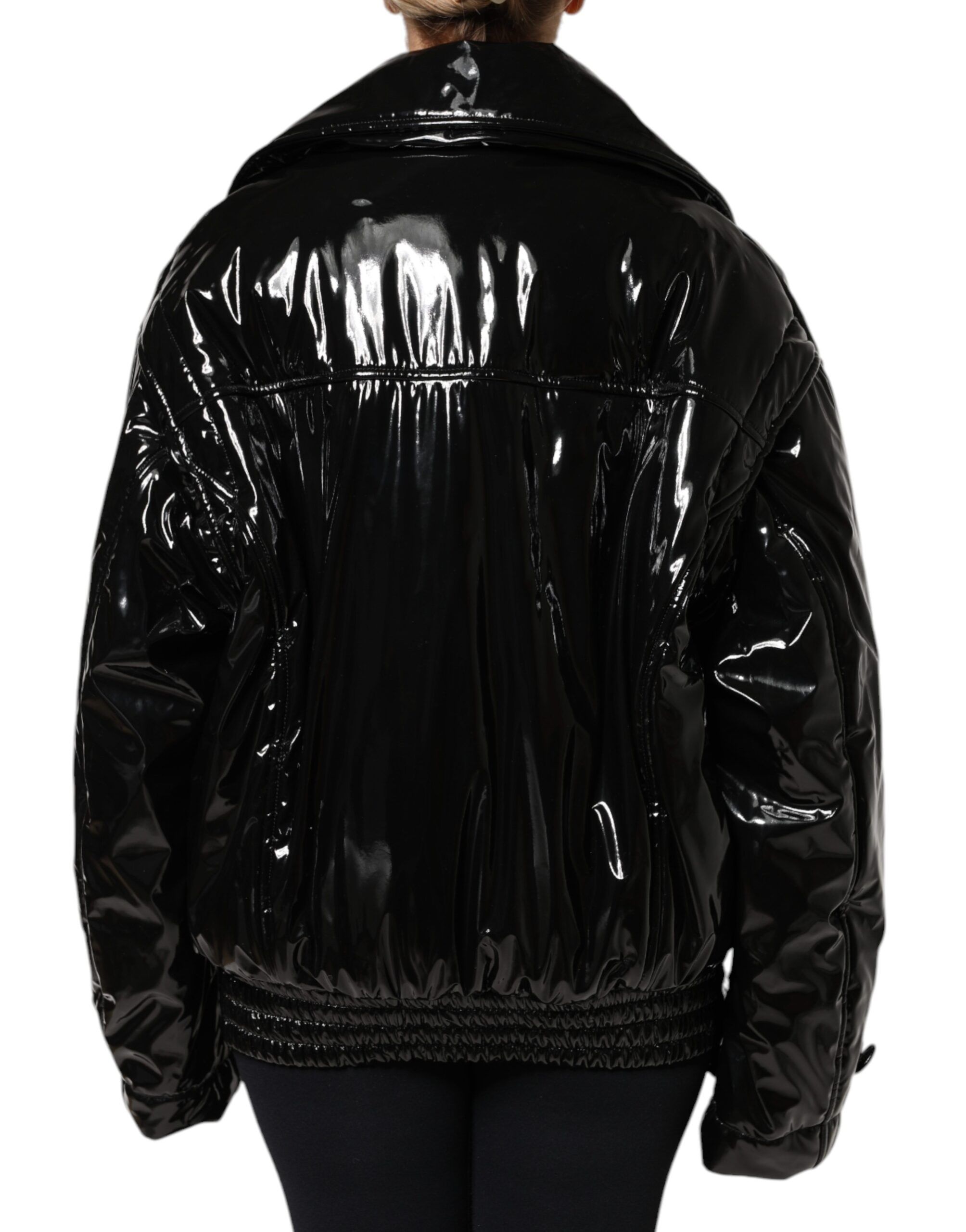 Polyester Button Down Blouson Women's Jacket - Dolce & Gabbana - Modalova