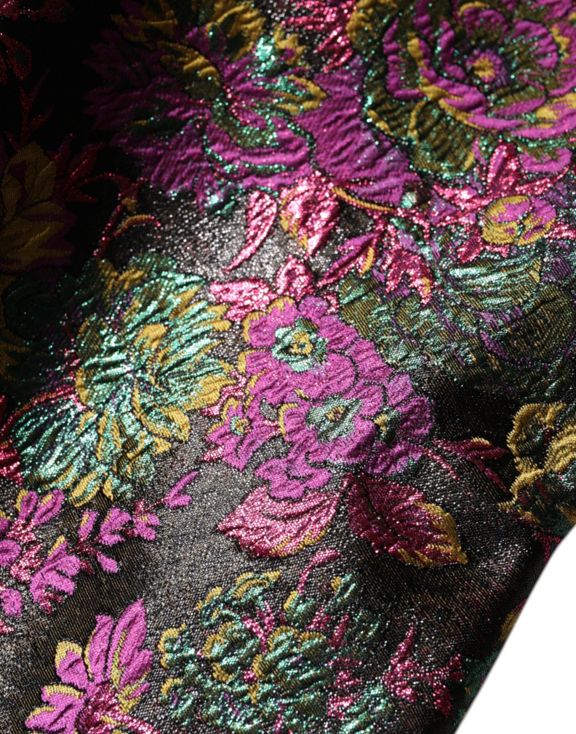 Floral Jacquard Cropped Women's Jacket - Dolce & Gabbana - Modalova