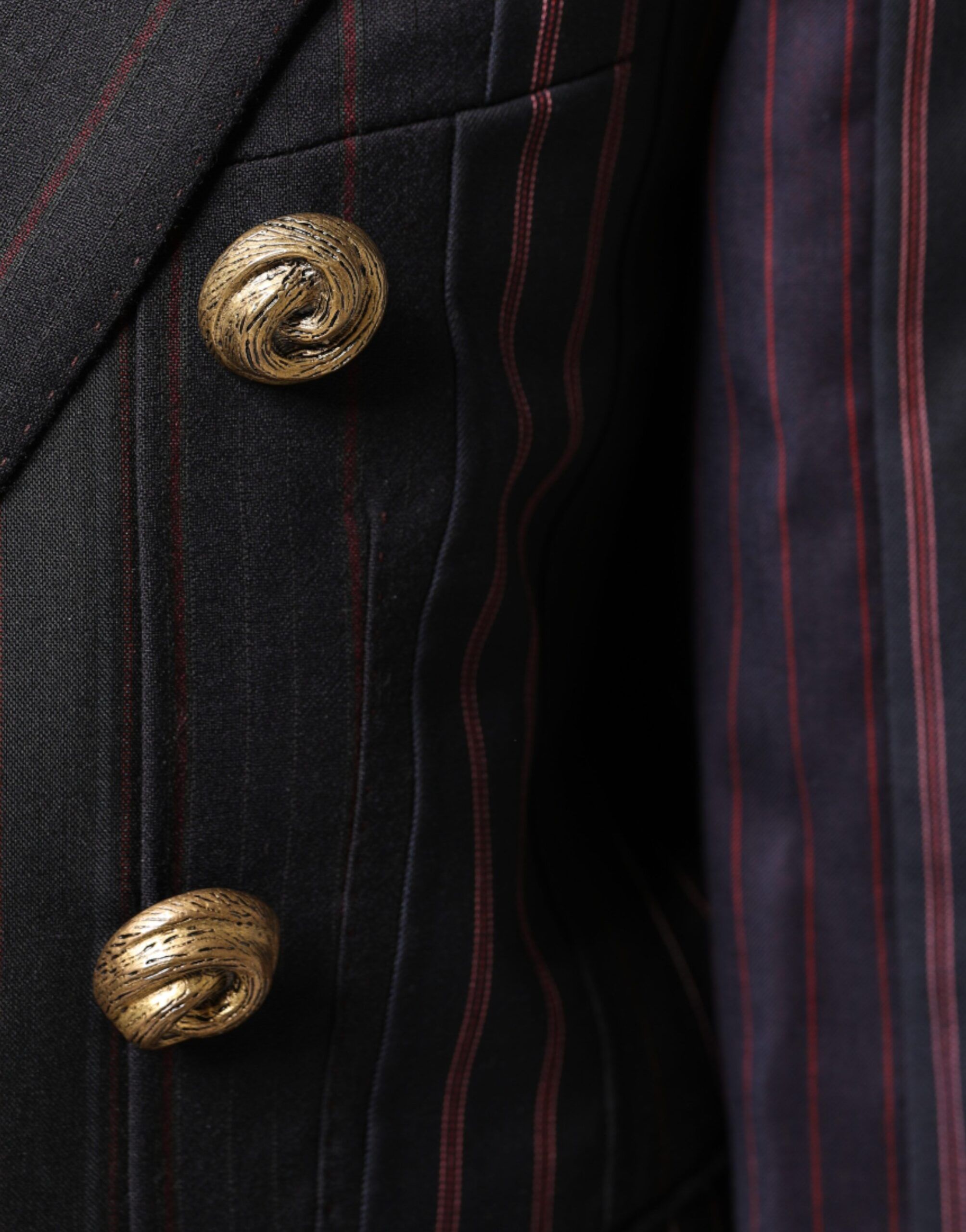 Stripes Wool Cropped Blazer Coat Women's Jacket (Pre-Owned) - Dolce & Gabbana - Modalova