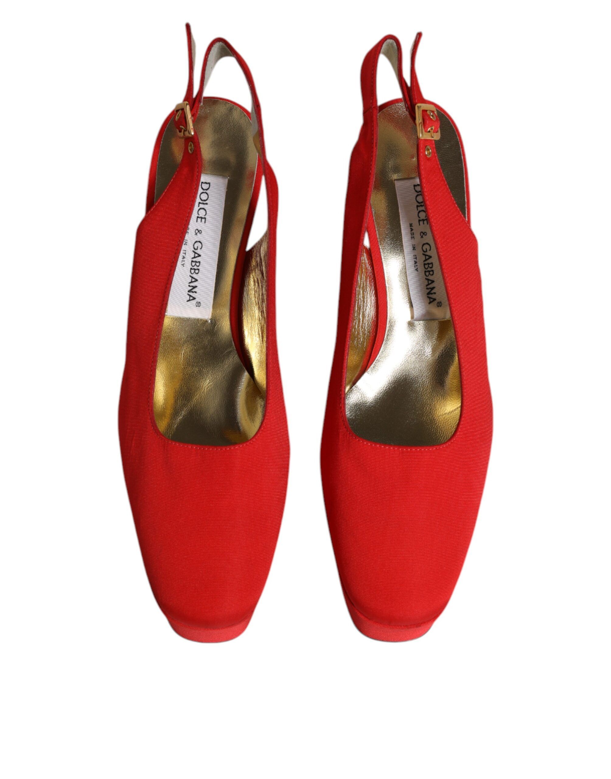 Platform Slingback Heels Sandals Women's Shoes (Pre-Owned) - Dolce & Gabbana - Modalova