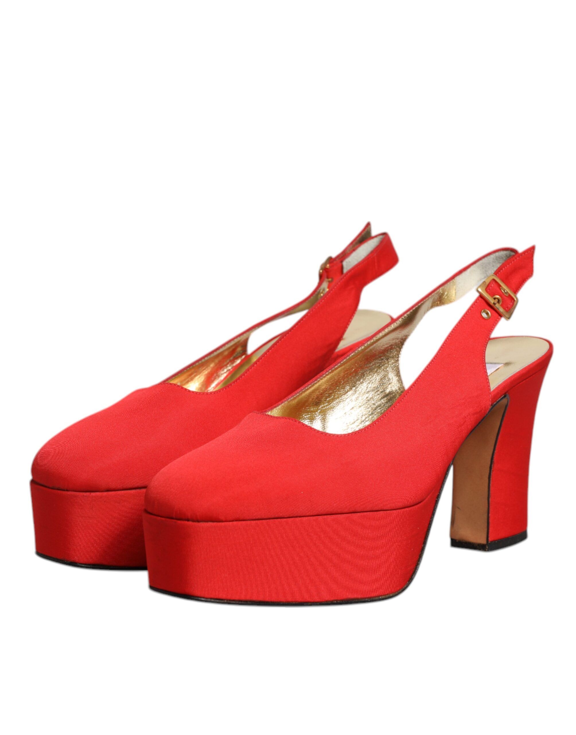 Platform Slingback Heels Sandals Women's Shoes (Pre-Owned) - Dolce & Gabbana - Modalova