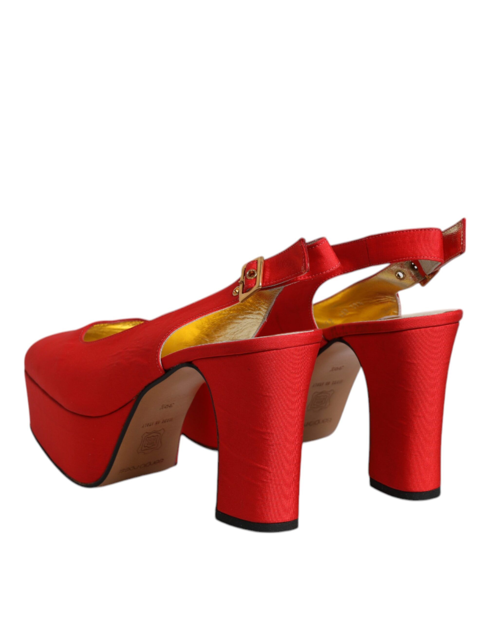 Platform Slingback Heels Sandals Women's Shoes (Pre-Owned) - Dolce & Gabbana - Modalova