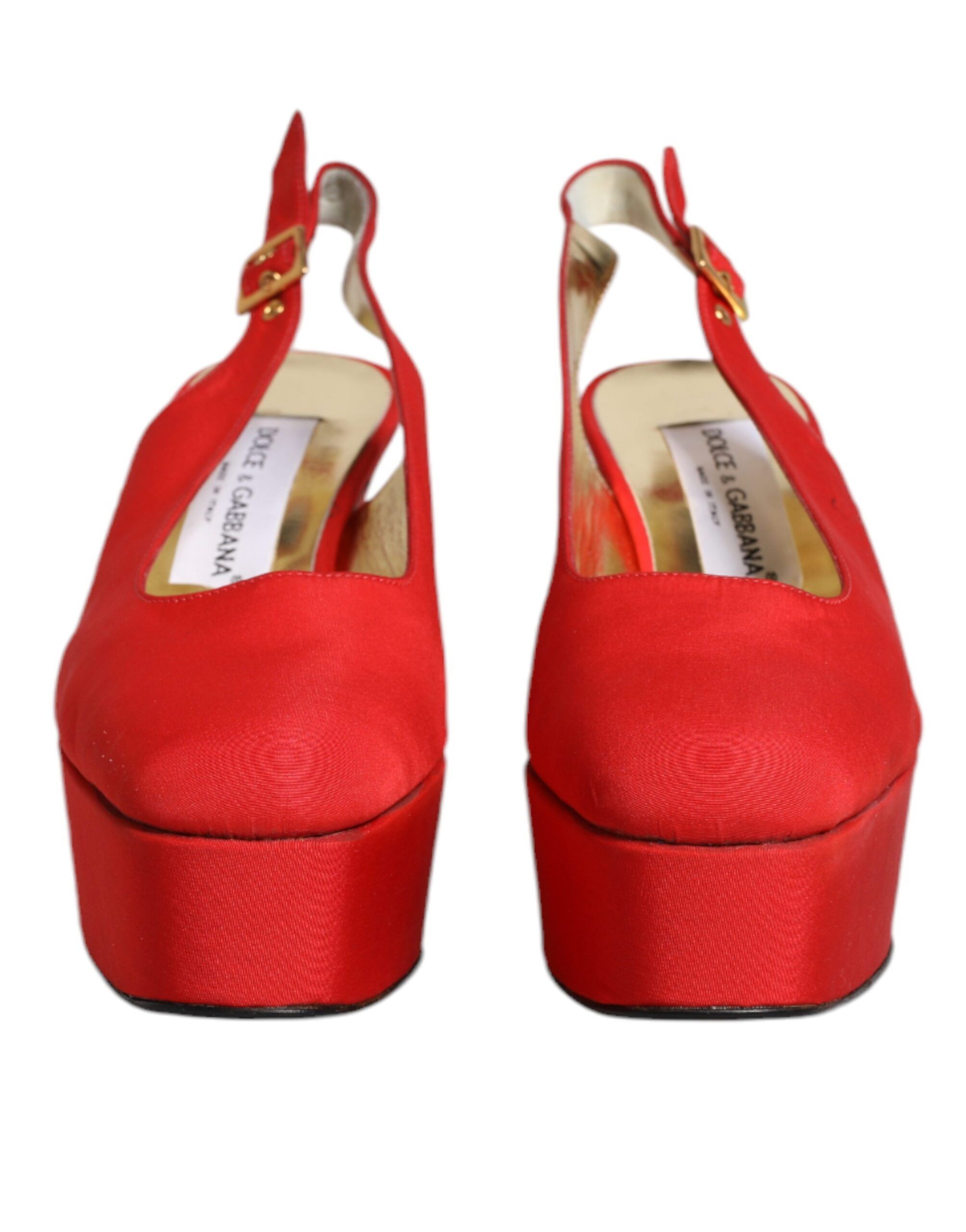 Platform Slingback Heels Sandals Women's Shoes (Pre-Owned) - Dolce & Gabbana - Modalova