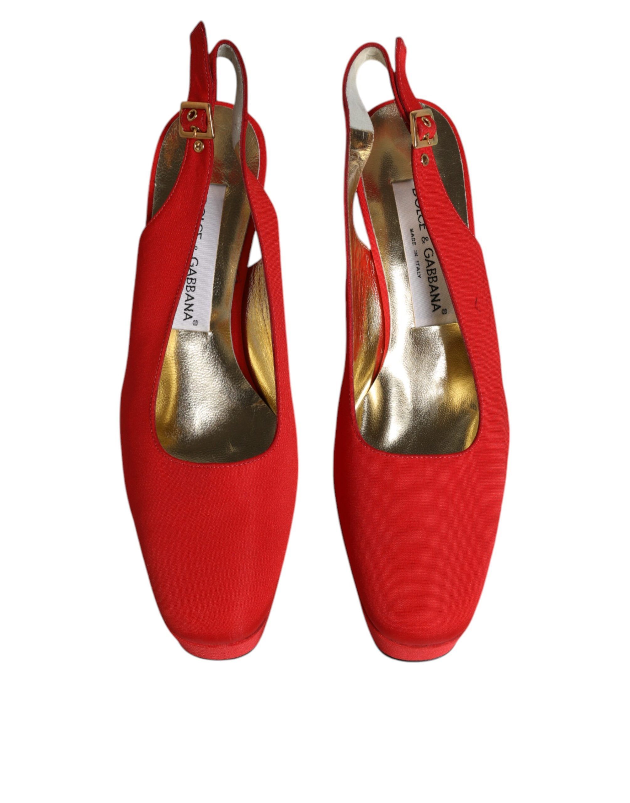 Platform Slingback Heels Sandals Women's Shoes (Pre-Owned) - Dolce & Gabbana - Modalova