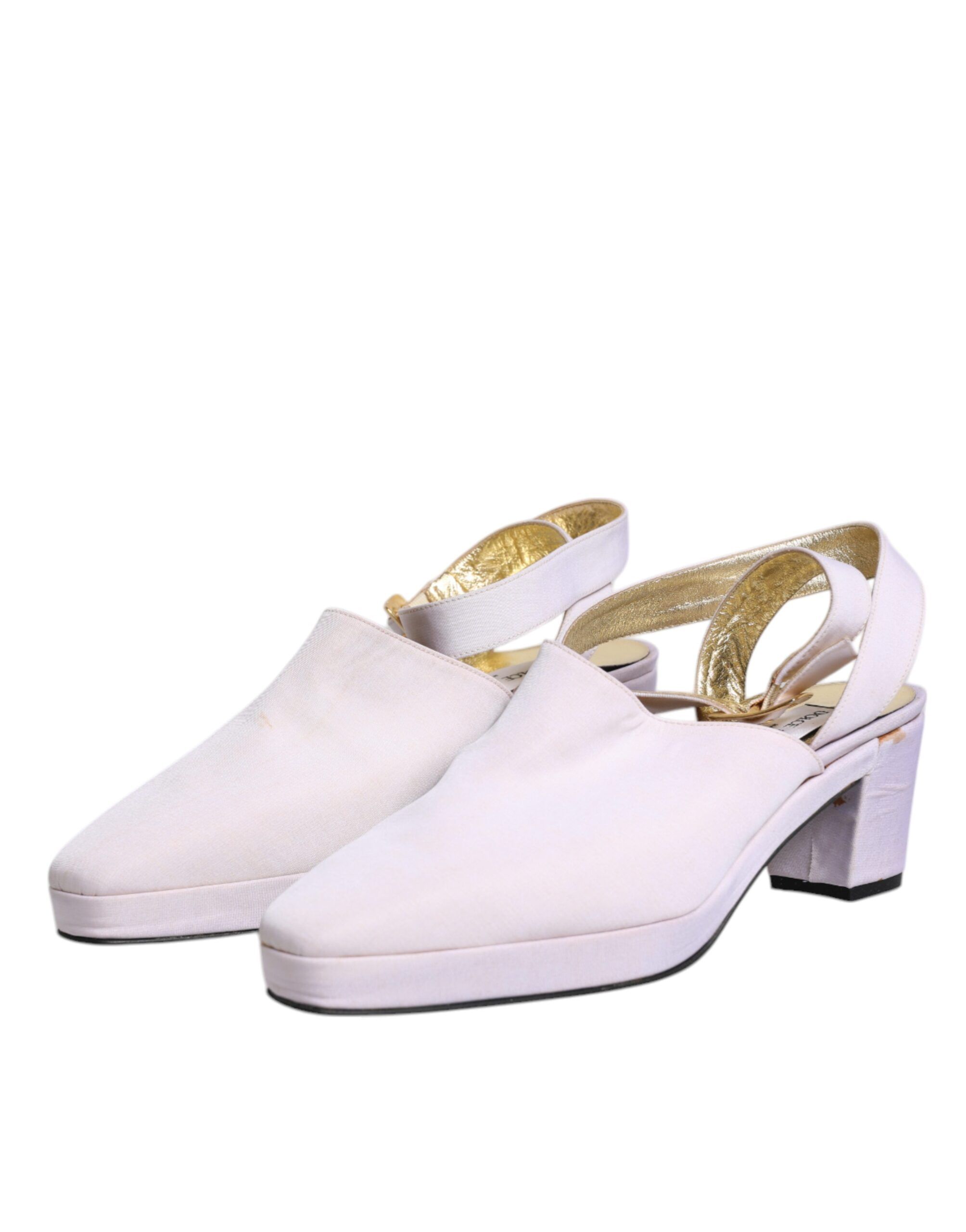 Block Heel Slingback Sandals Women's Shoes (Pre-Owned) - Dolce & Gabbana - Modalova