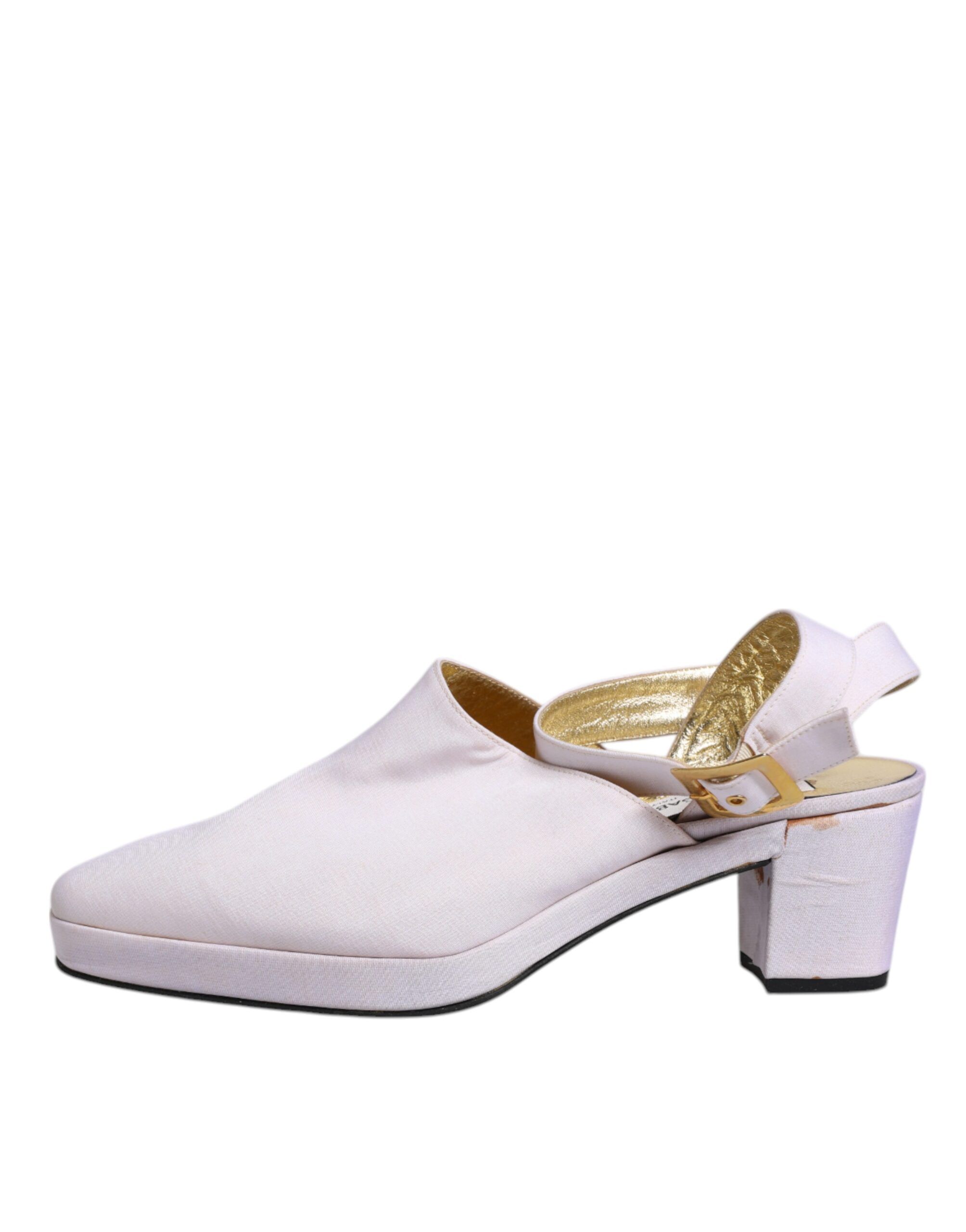 Block Heel Slingback Sandals Women's Shoes (Pre-Owned) - Dolce & Gabbana - Modalova