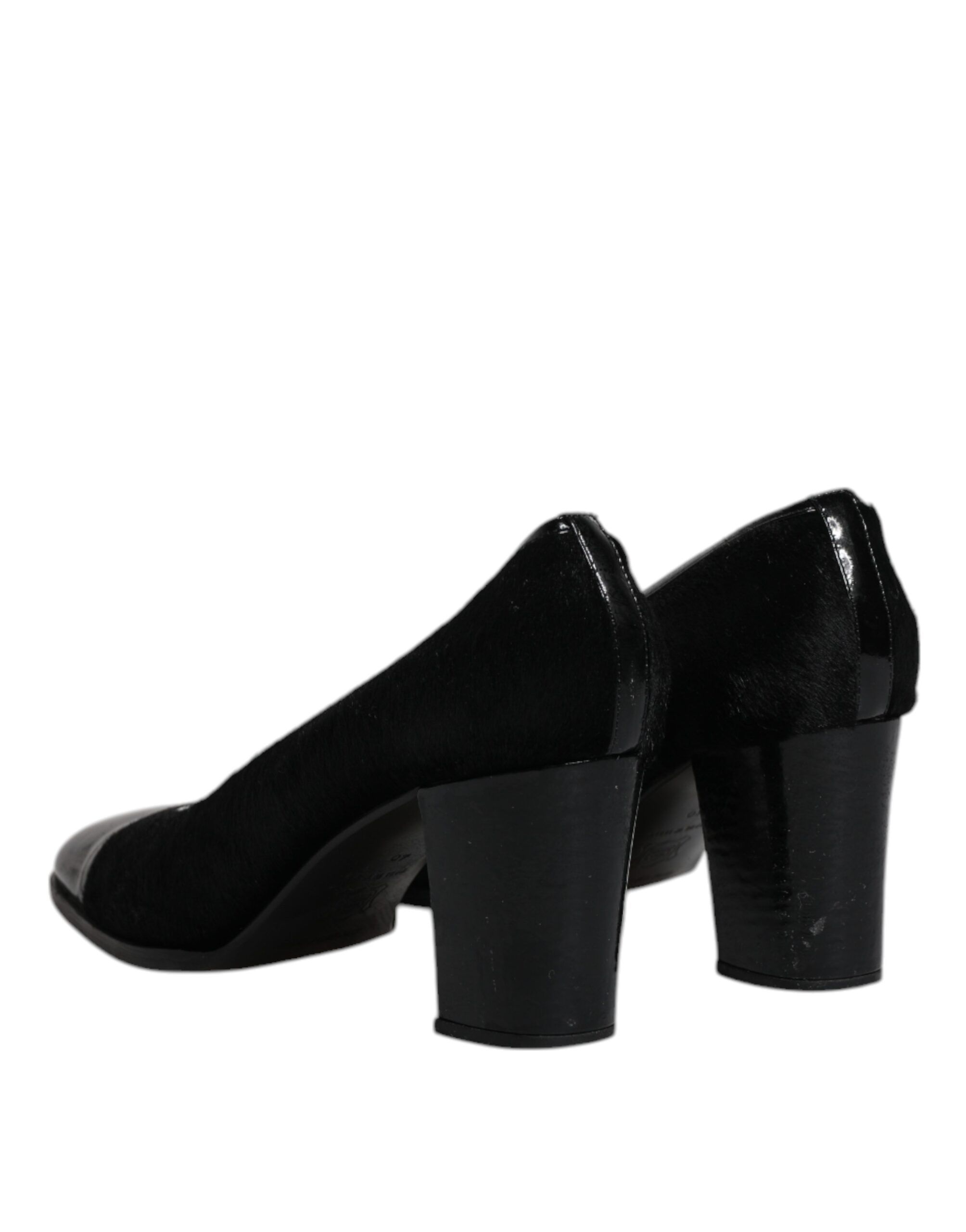 Leather Block Heels Pumps Women's Shoes (Pre-Owned) - Dolce & Gabbana - Modalova