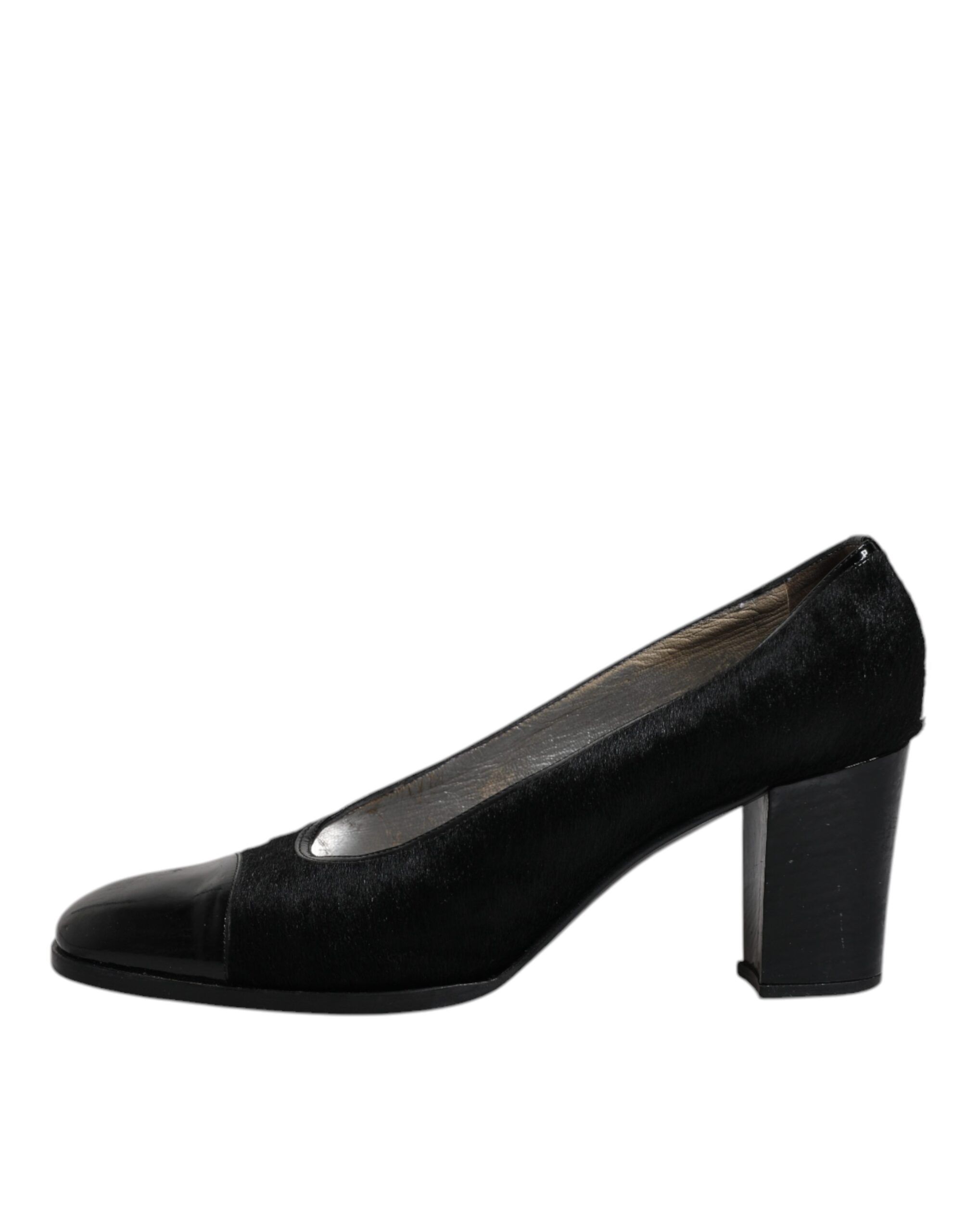 Leather Block Heels Pumps Women's Shoes (Pre-Owned) - Dolce & Gabbana - Modalova