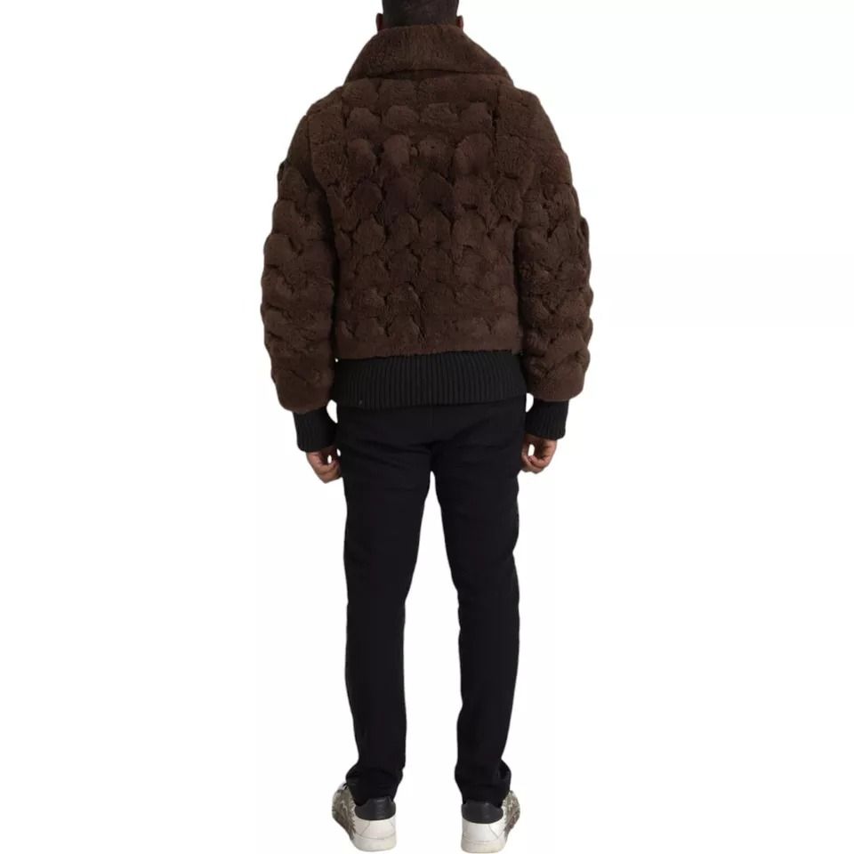 Fur Lamb Shearling Coat Men's Jacket - Bottega Veneta - Modalova