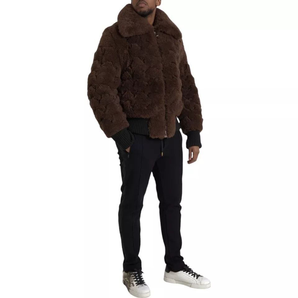 Fur Lamb Shearling Coat Men's Jacket - Bottega Veneta - Modalova