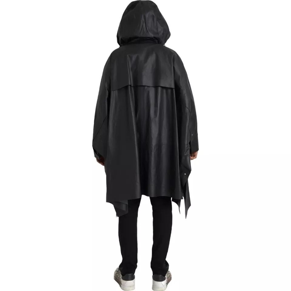 Leather Hooded Men Trenchcoat Men's Jacket - Bottega Veneta - Modalova