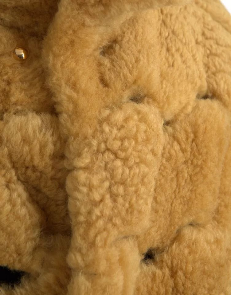 Wool Long Teddy Coat Men's Jacket - Bottega Veneta - Modalova