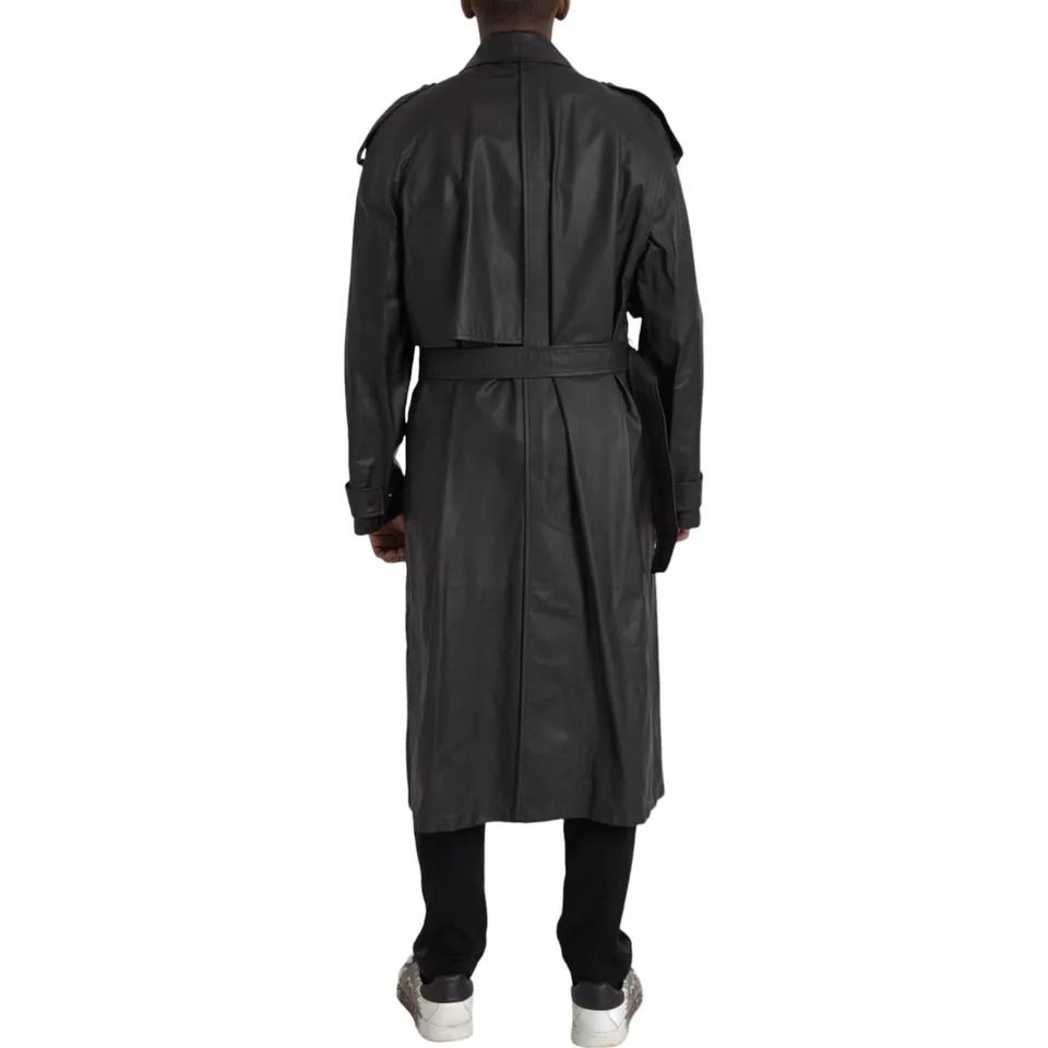 Leather Men Waterproof Trenchcoat Men's Jacket - Bottega Veneta - Modalova