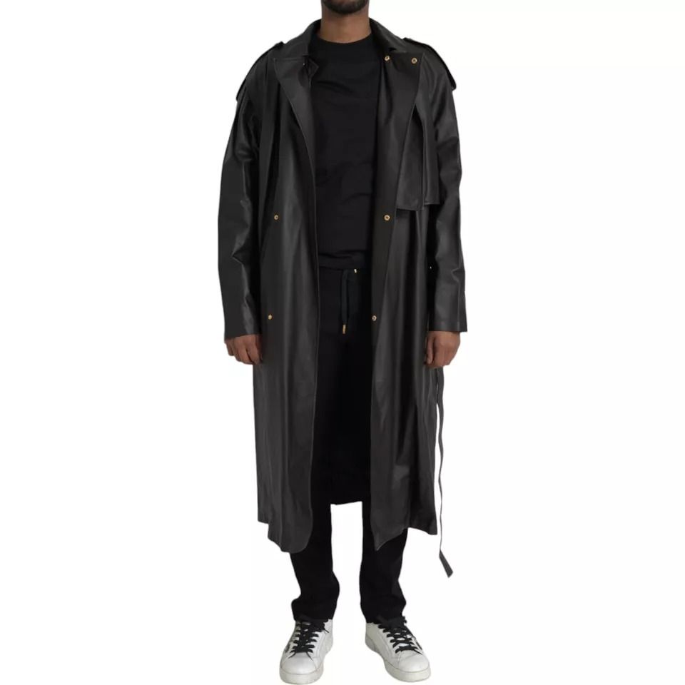 Leather Men Waterproof Trenchcoat Men's Jacket - Bottega Veneta - Modalova