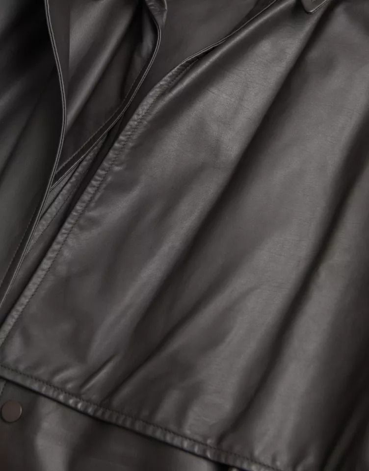 Leather Men Waterproof Trenchcoat Men's Jacket - Bottega Veneta - Modalova