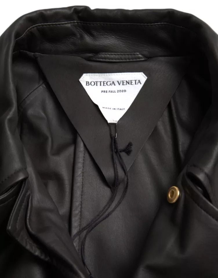 Leather Men Waterproof Trenchcoat Men's Jacket - Bottega Veneta - Modalova