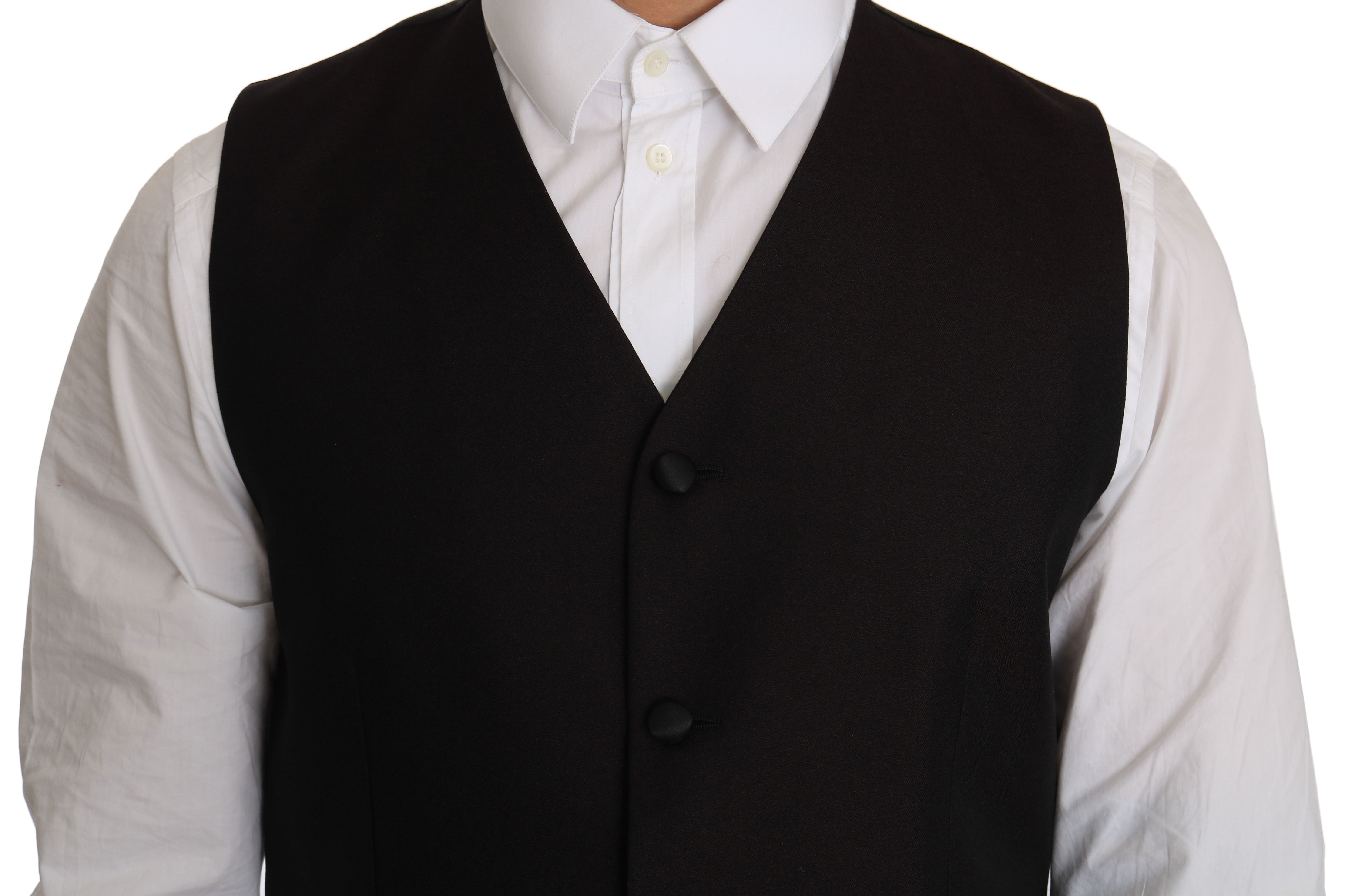 Silk Dress Men's Waistcoat - Dolce & Gabbana - Modalova
