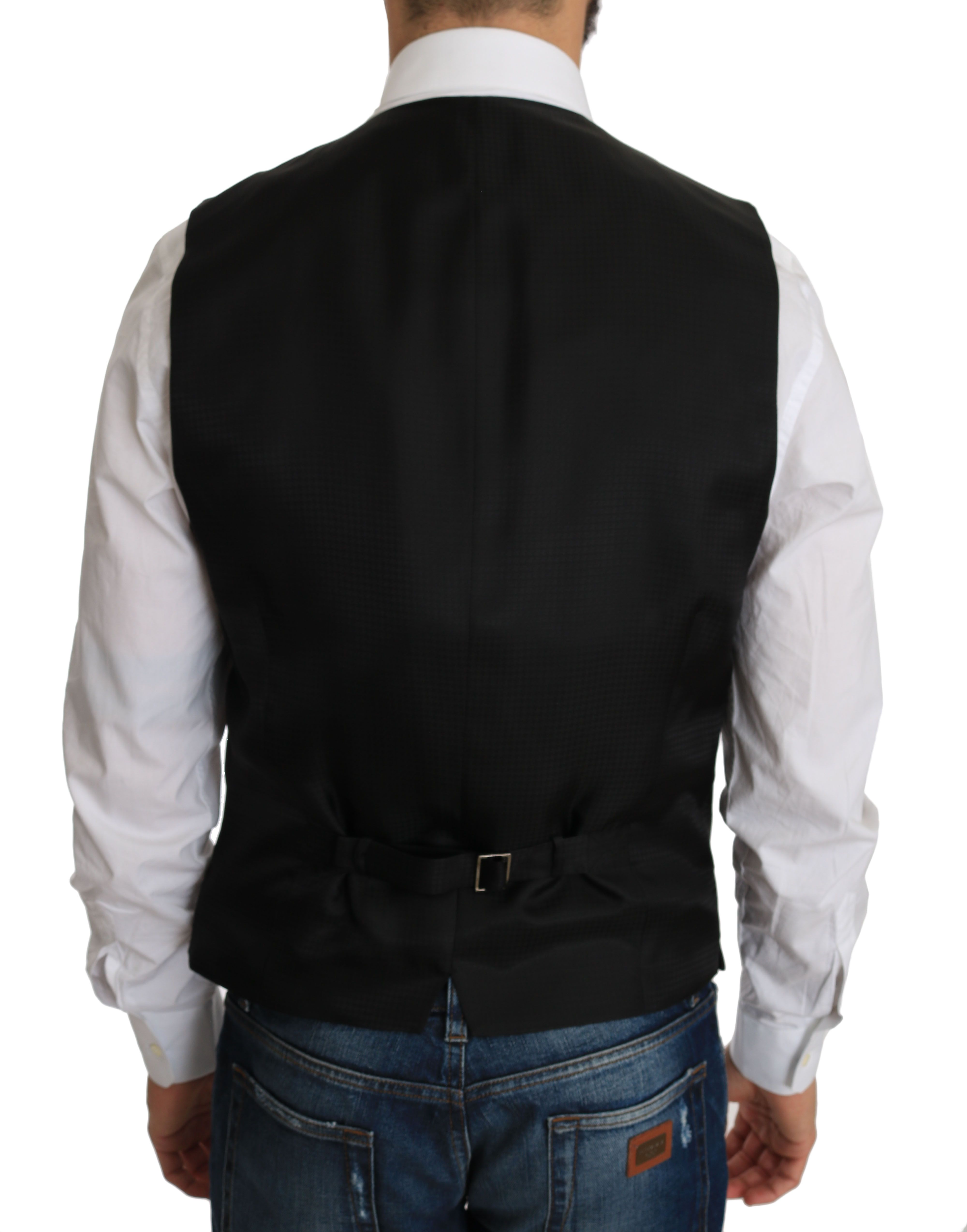 Silk Dress Men's Waistcoat - Dolce & Gabbana - Modalova