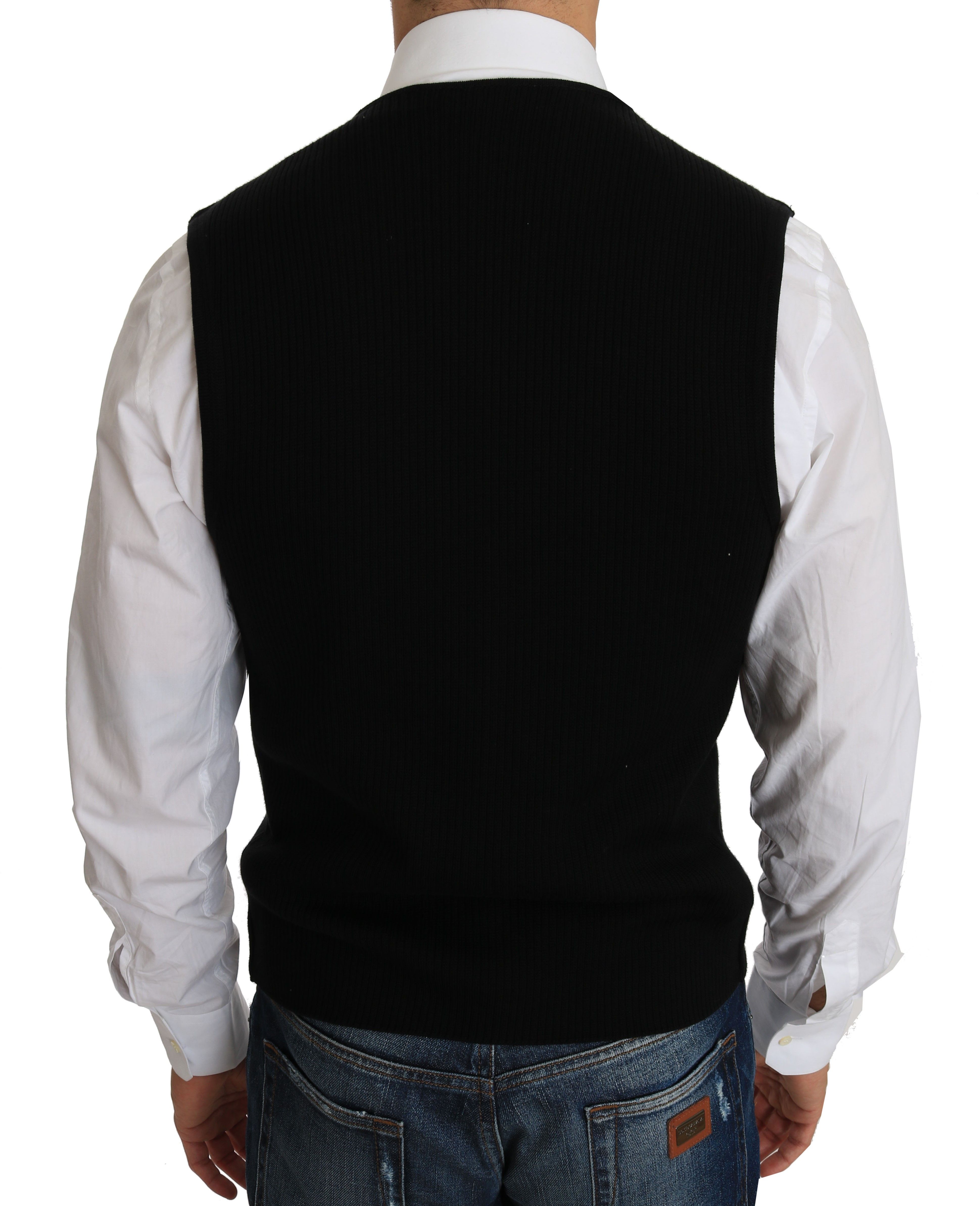 Cotton Dress Woven Men's Waistcoat - Dolce & Gabbana - Modalova