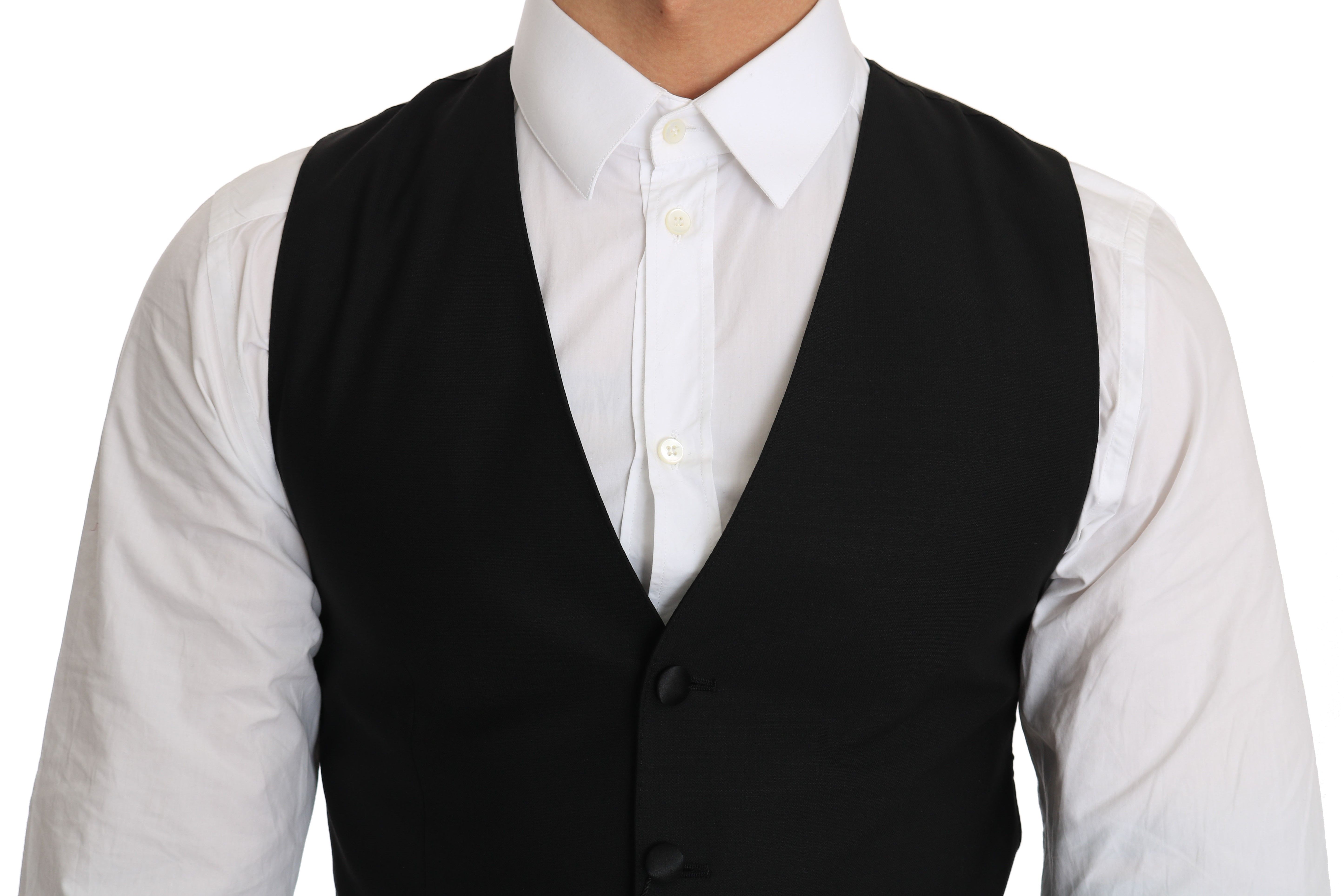Wool Dress Men's Waistcoat - Dolce & Gabbana - Modalova
