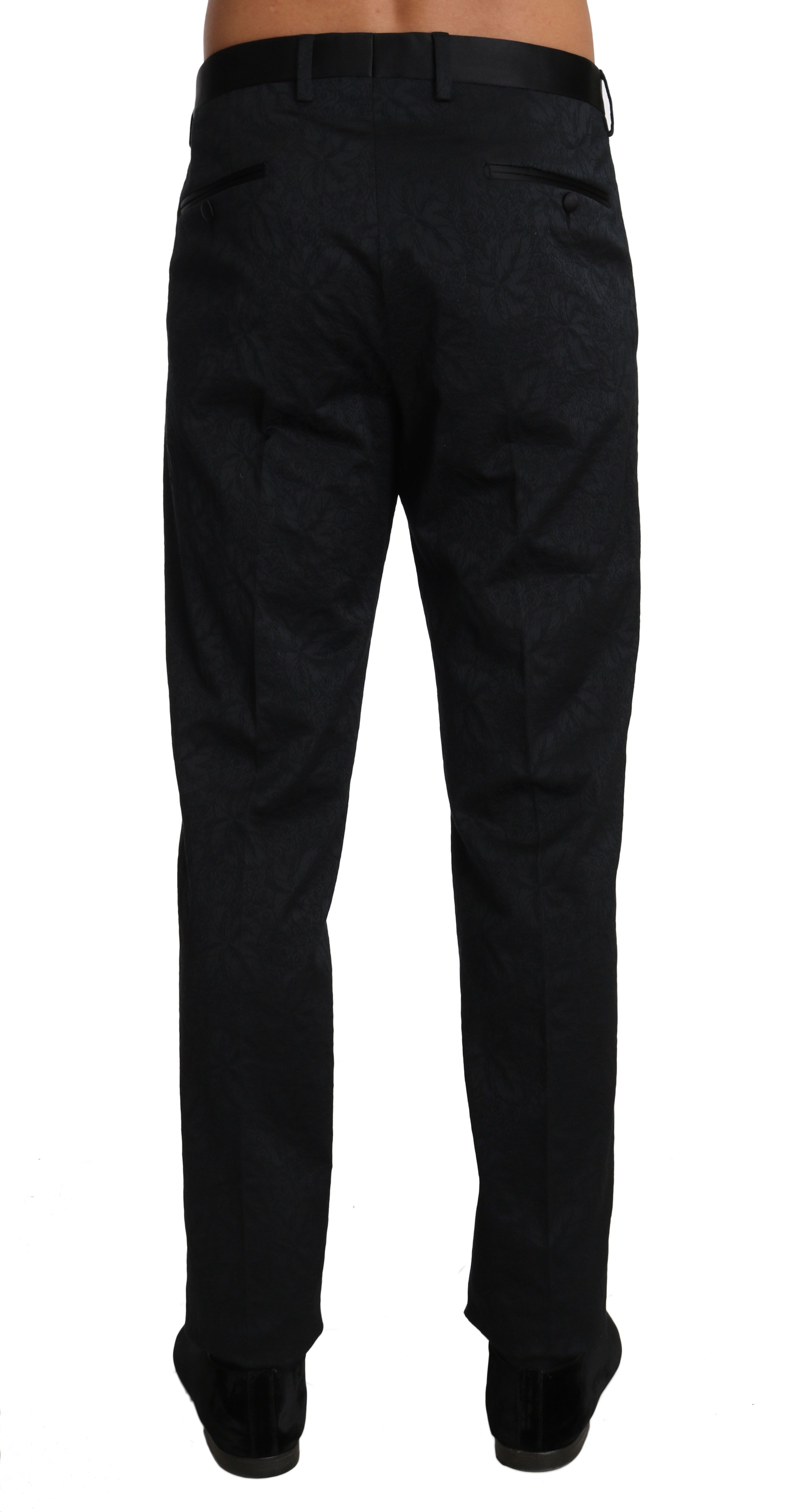 Cotton Brocade Formal Trousers Men's Pants - Dolce & Gabbana - Modalova