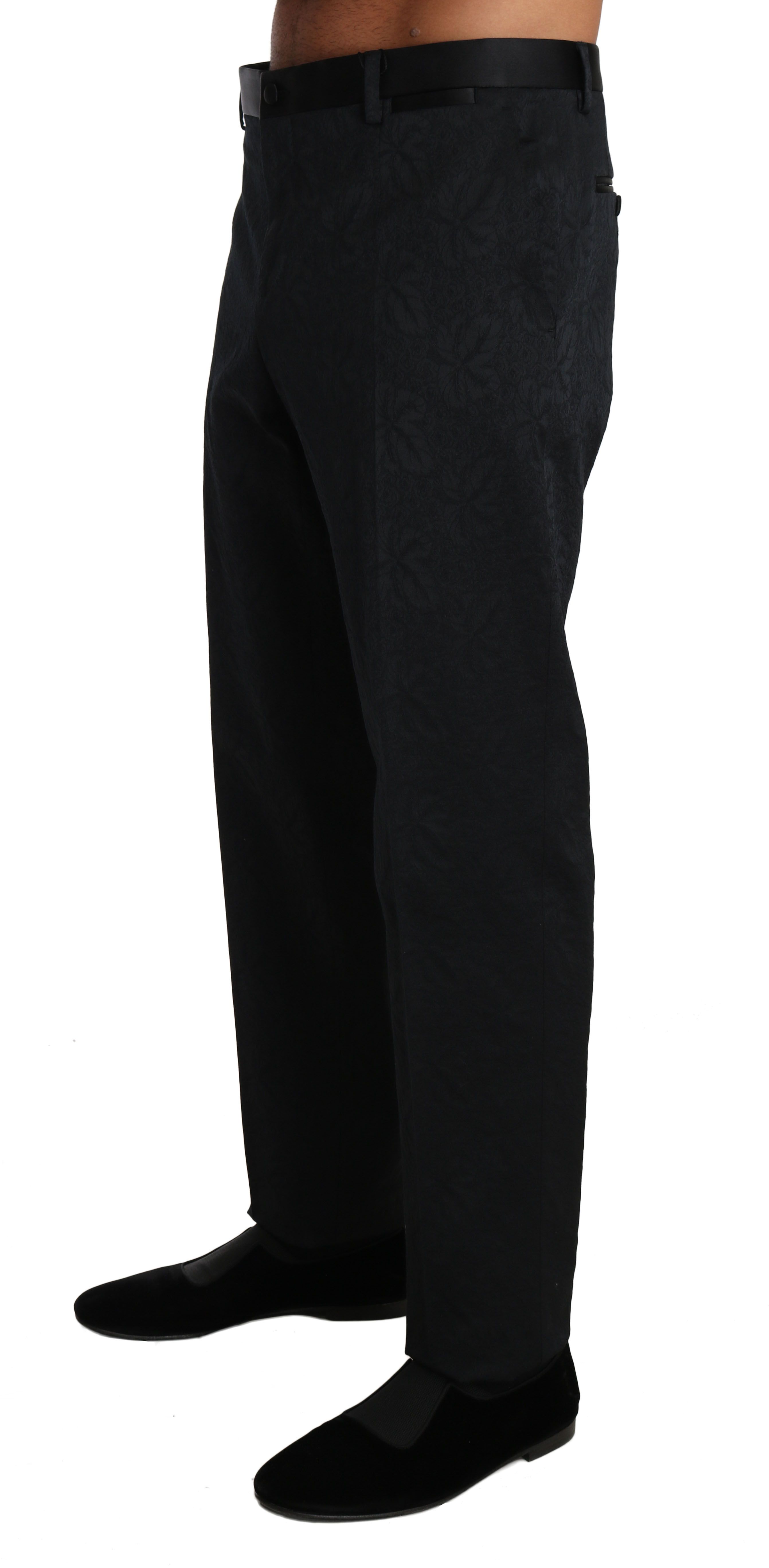 Cotton Brocade Formal Trousers Men's Pants - Dolce & Gabbana - Modalova