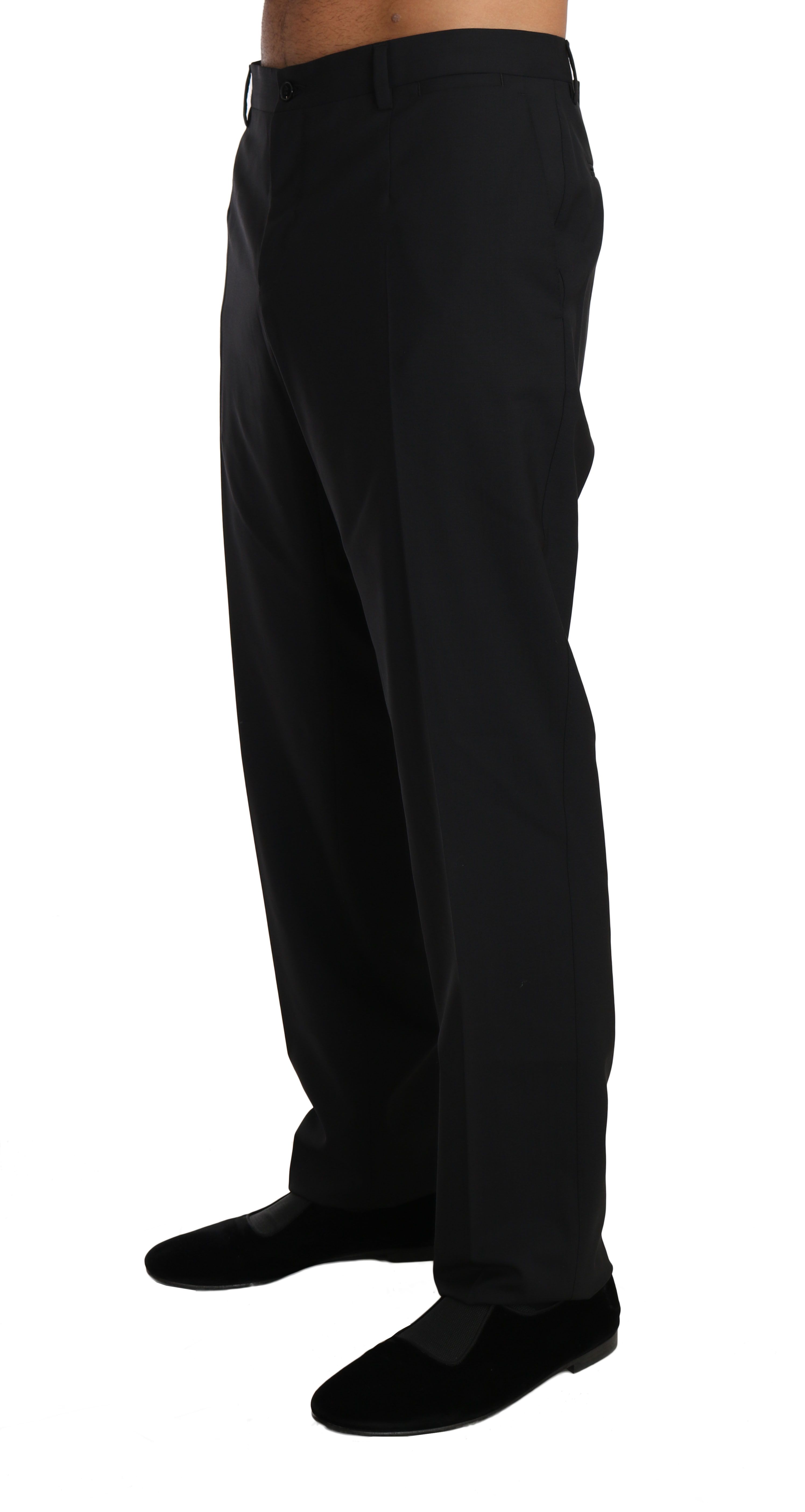 Wool Stretch Formal Men's Trousers - Dolce & Gabbana - Modalova