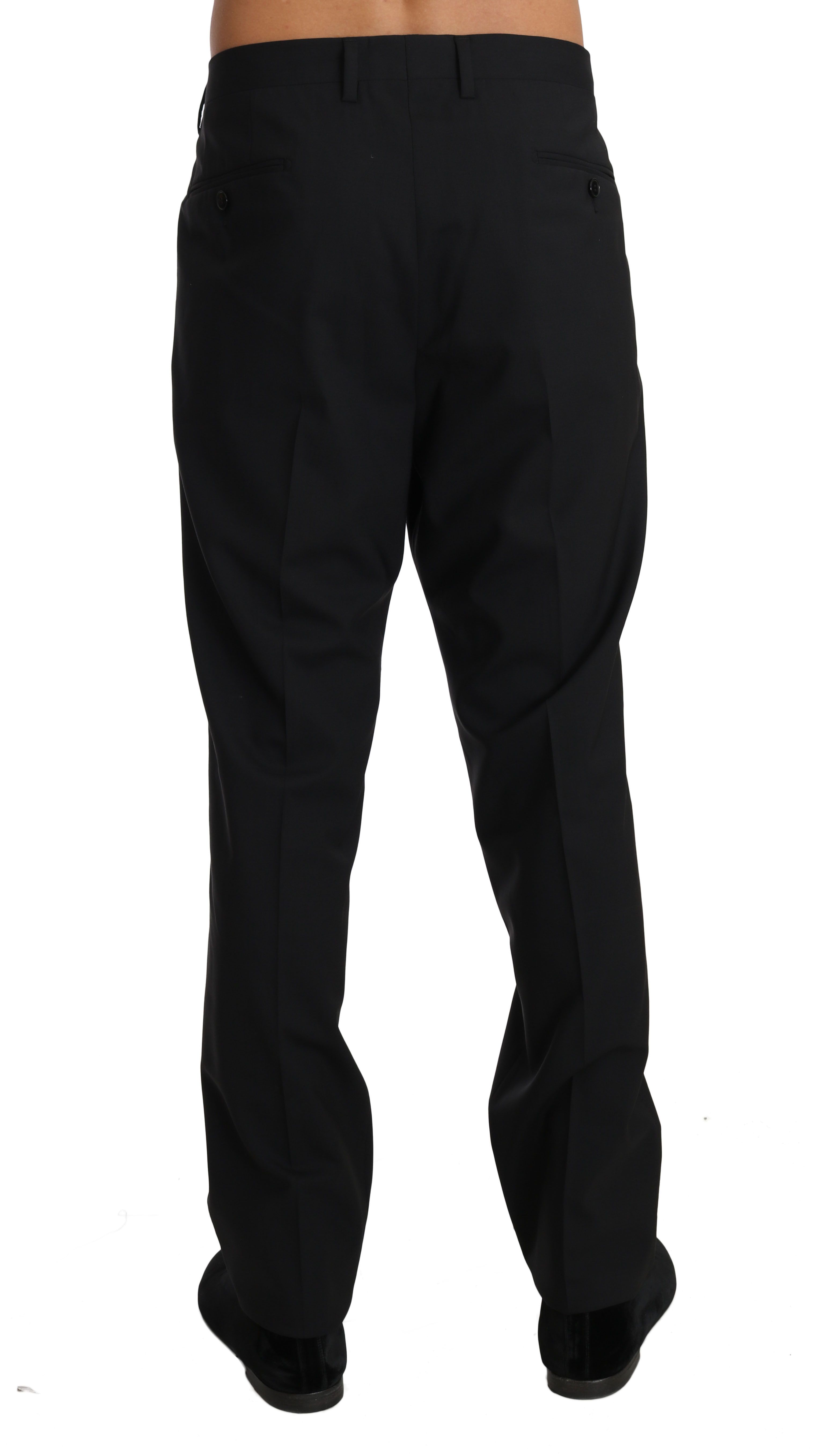 Wool Stretch Formal Men's Trousers - Dolce & Gabbana - Modalova