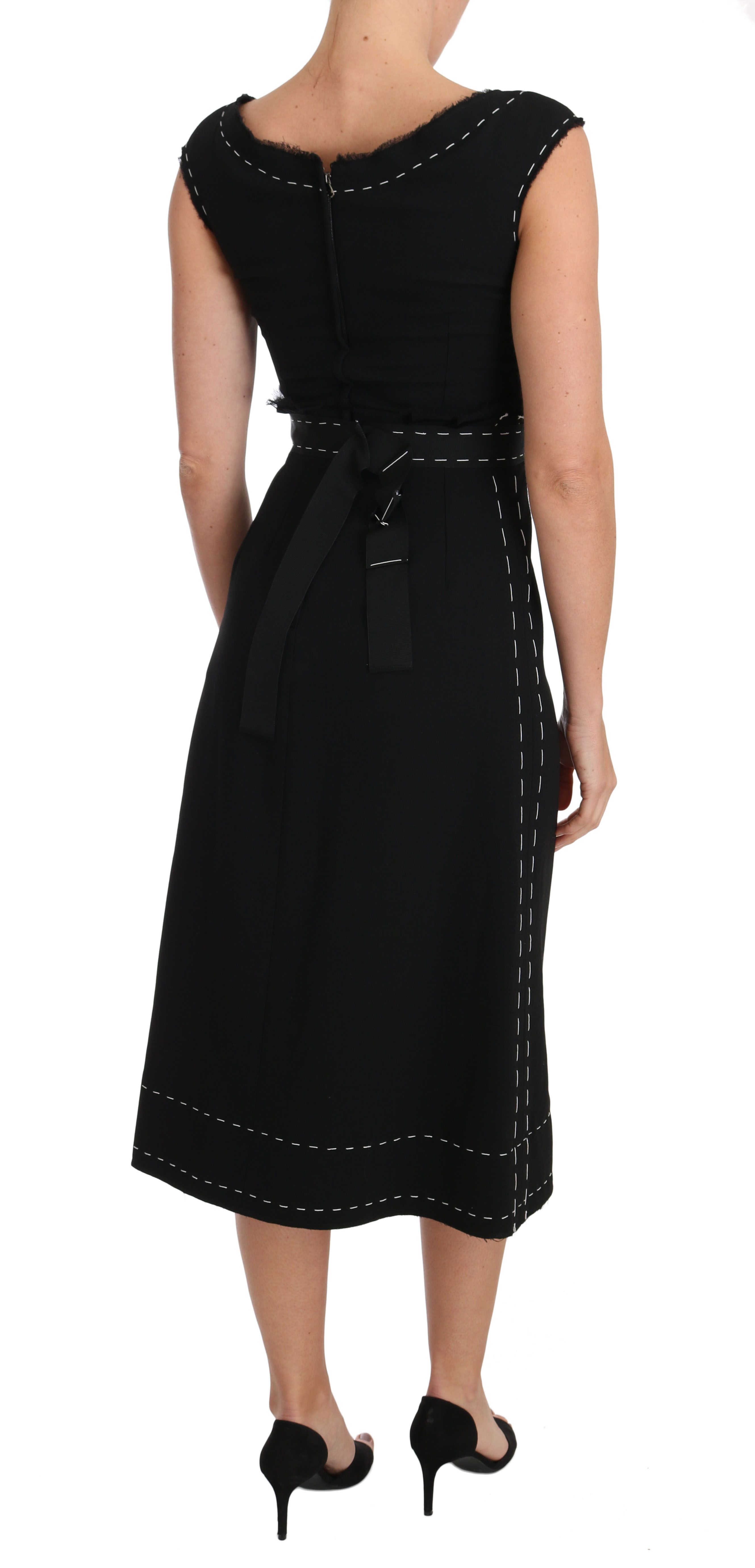 Wool Stretch A-line Sheath Women's Dress - Dolce & Gabbana - Modalova