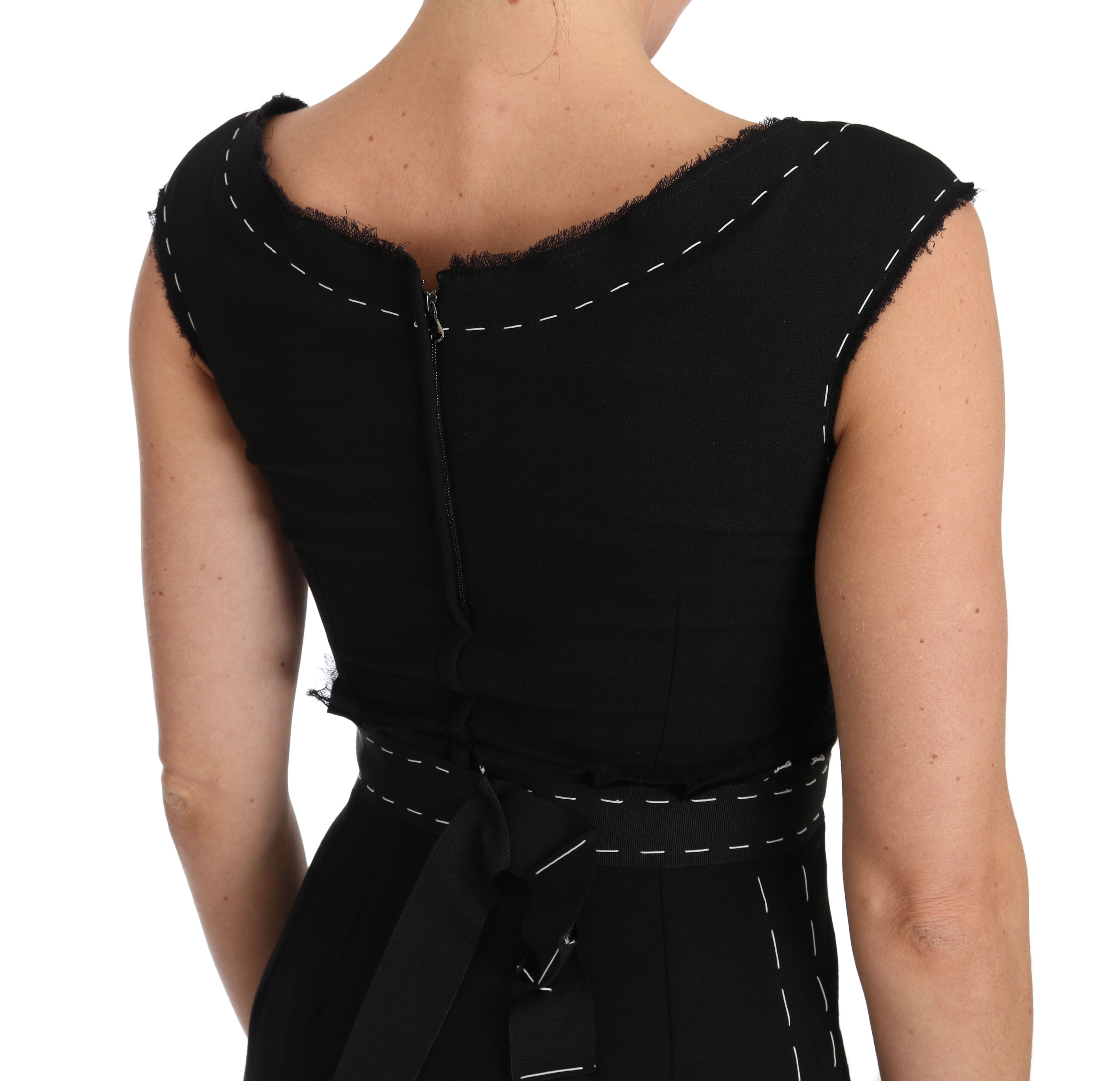 Wool Stretch A-line Sheath Women's Dress - Dolce & Gabbana - Modalova
