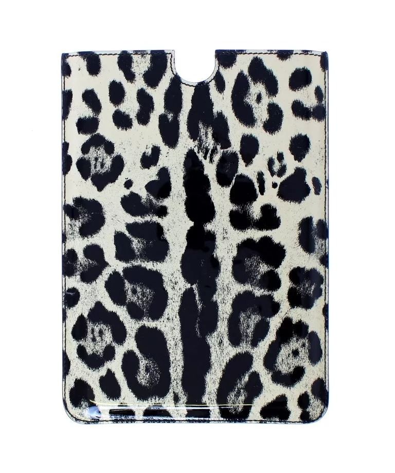 Leopard Pattern Leather eBook Cover Tablet Women's Case - Dolce & Gabbana - Modalova