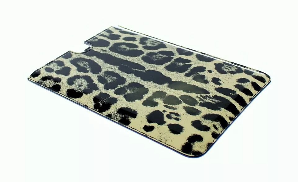 Leopard Pattern Leather eBook Cover Tablet Women's Case - Dolce & Gabbana - Modalova