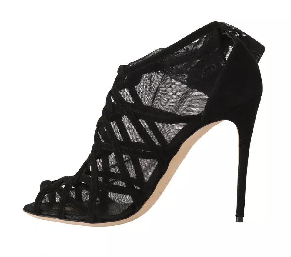 Suede Stilettos Booties Socks Women's Shoes (Pre-Owned) - Dolce & Gabbana - Modalova