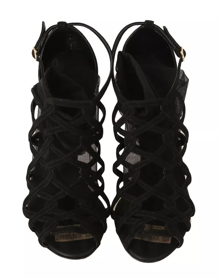 Suede Stilettos Booties Socks Women's Shoes (Pre-Owned) - Dolce & Gabbana - Modalova