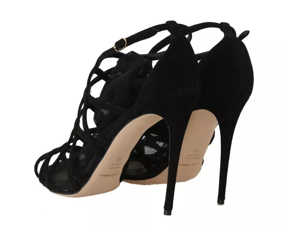 Suede Stilettos Booties Socks Women's Shoes (Pre-Owned) - Dolce & Gabbana - Modalova