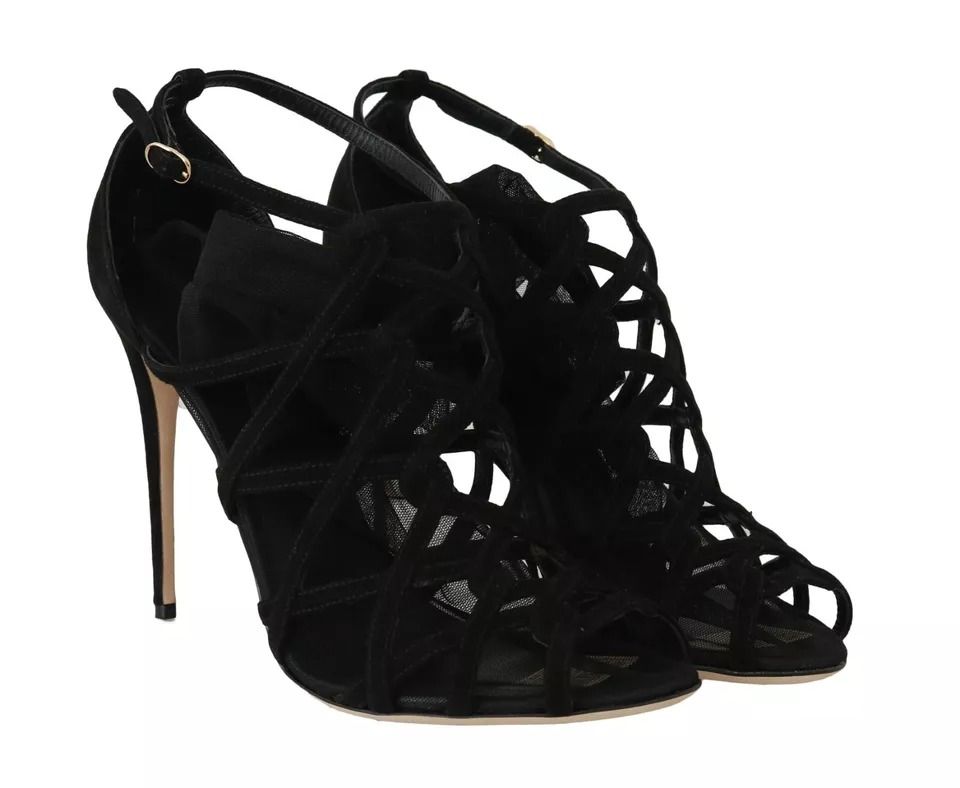 Suede Stilettos Booties Socks Women's Shoes (Pre-Owned) - Dolce & Gabbana - Modalova