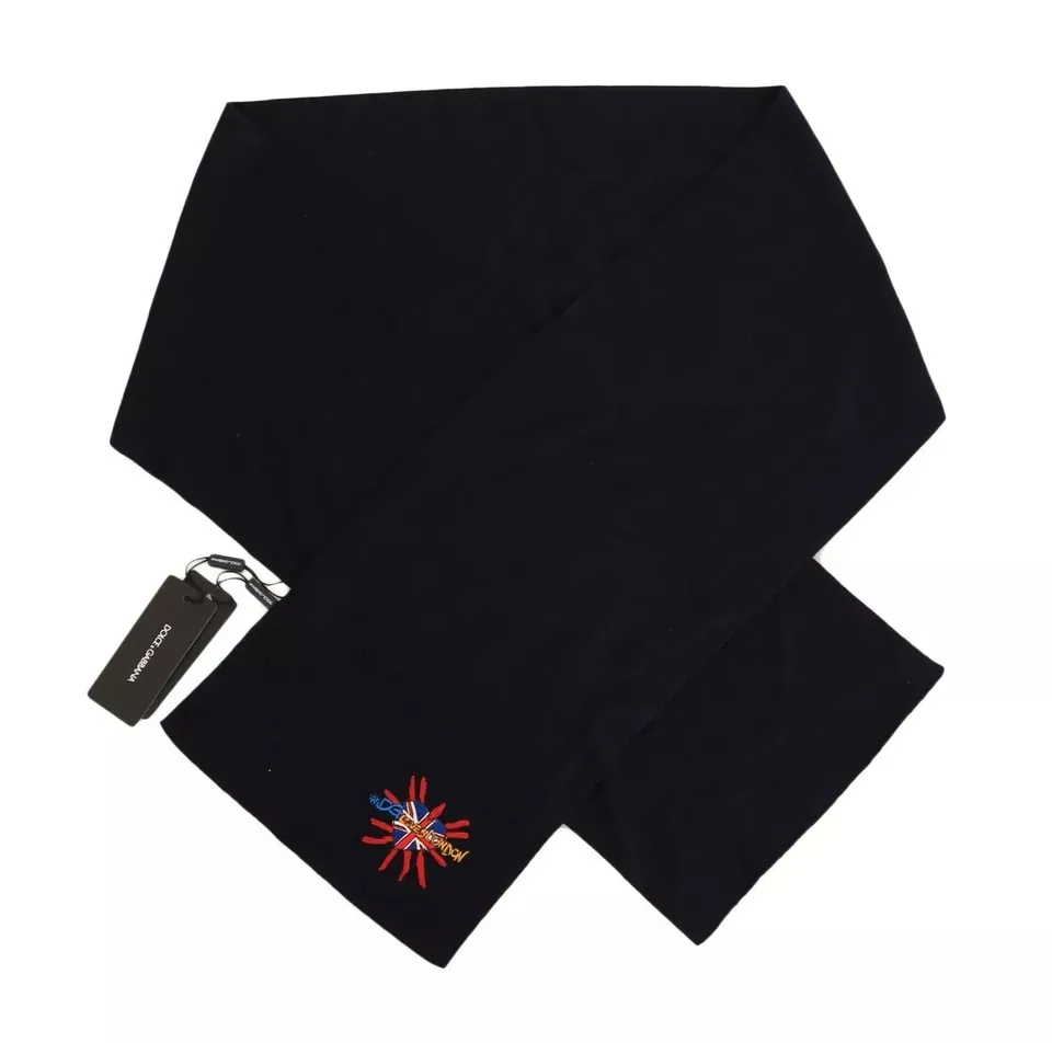 Wool #DGLovesLondon Shawl Men's Scarf (Pre-Owned) - Dolce & Gabbana - Modalova