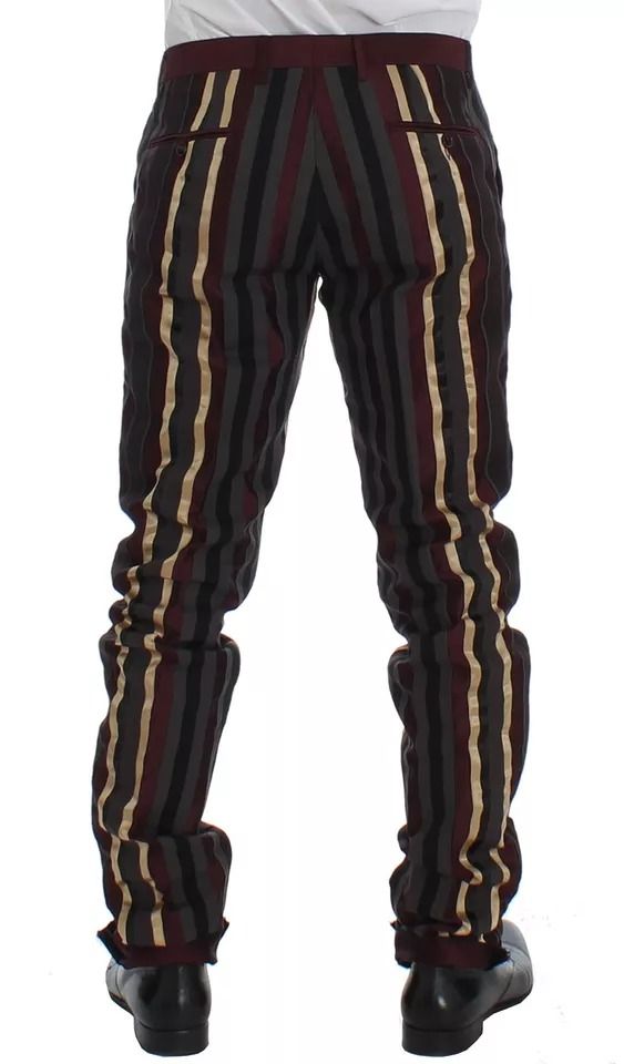 Striped Runway 3 Piece Slim Fit Vest Men's Suit - Dolce & Gabbana - Modalova