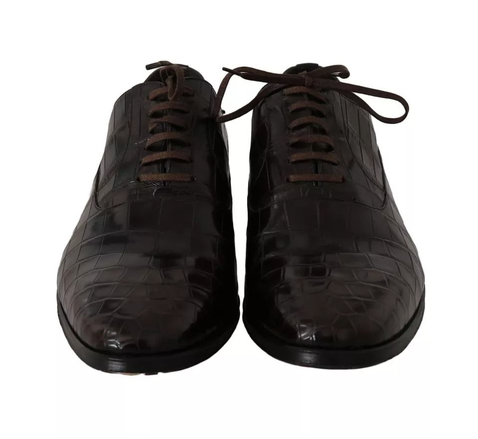 Patterned Leather Dress Formal Men's Shoes (Pre-Owned) - Dolce & Gabbana - Modalova