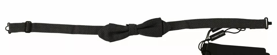Pattern Silk Adjustable Neck Bow Men's Tie - Dolce & Gabbana - Modalova