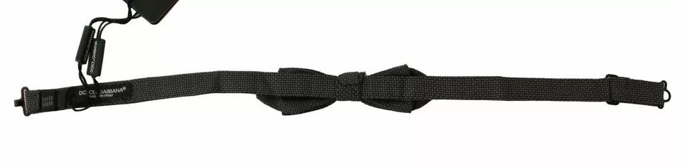Pattern Silk Adjustable Neck Bow Men's Tie - Dolce & Gabbana - Modalova
