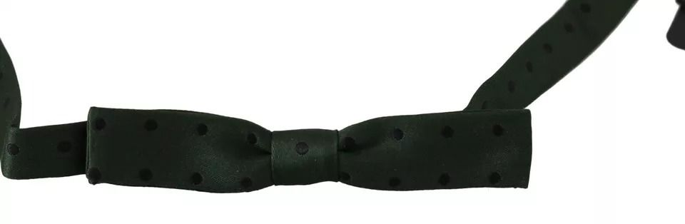Dotted Silk Adjustable Neck Bow Men's Tie - Dolce & Gabbana - Modalova