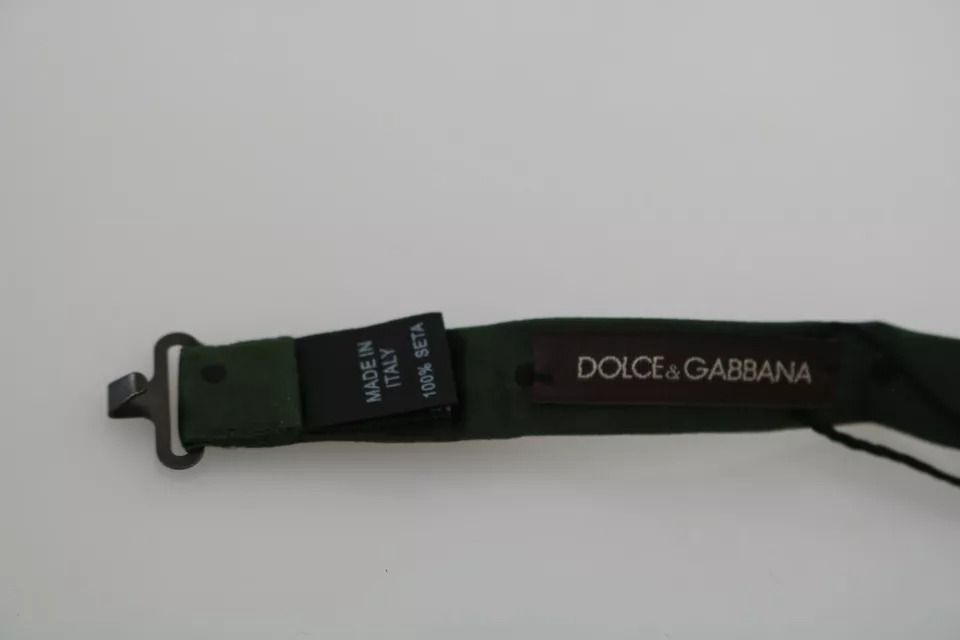 Dotted Silk Adjustable Neck Bow Men's Tie - Dolce & Gabbana - Modalova
